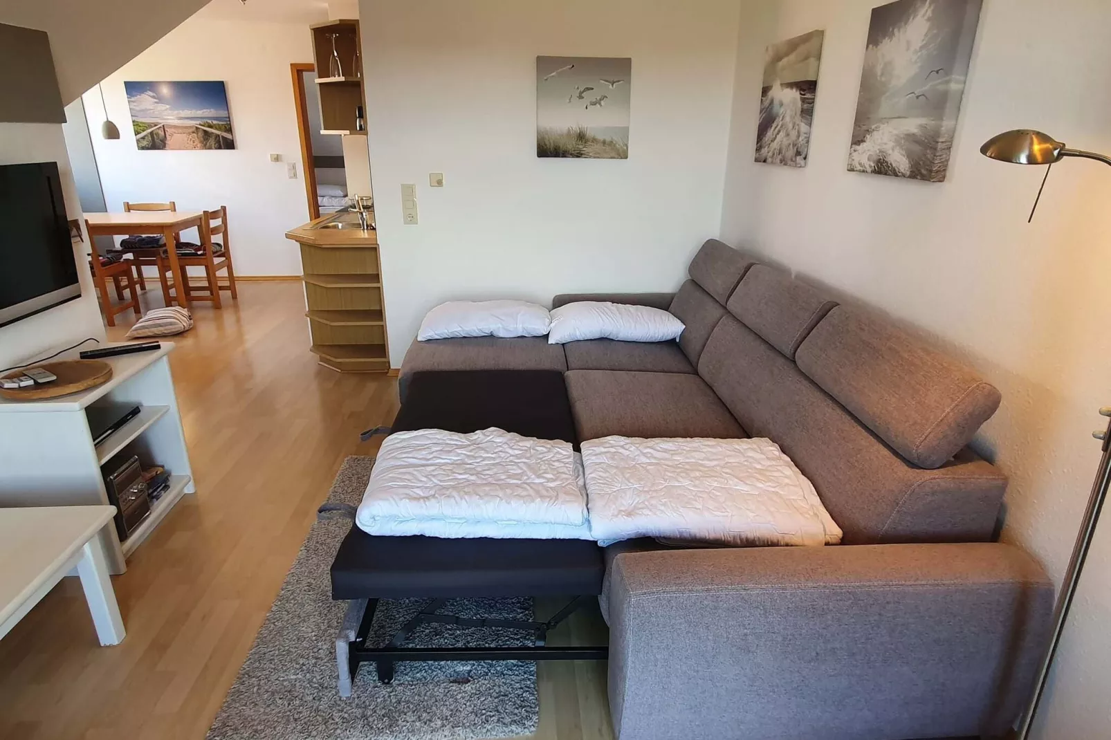 2-Raum-App / 48 qm / 18 DG rechts Kajüte 4 / 4 Pers-Living room