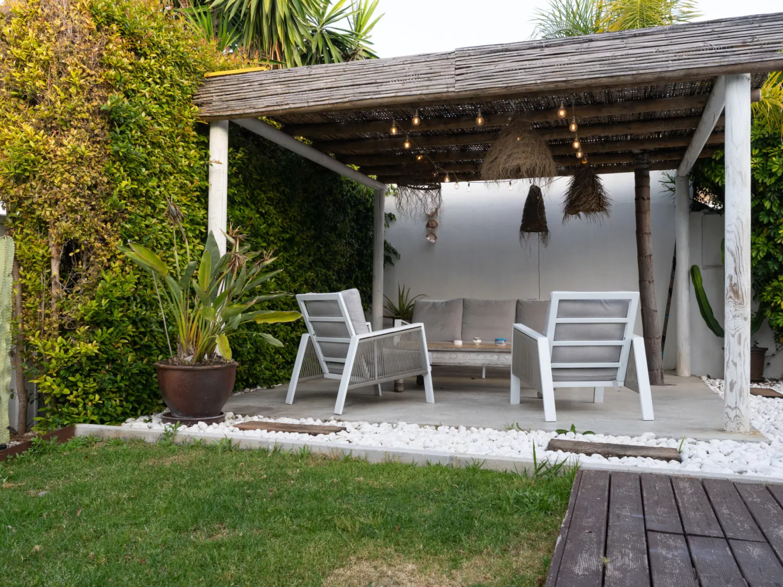 Villa Madrugada, beachside villa in Costabella - Dehors