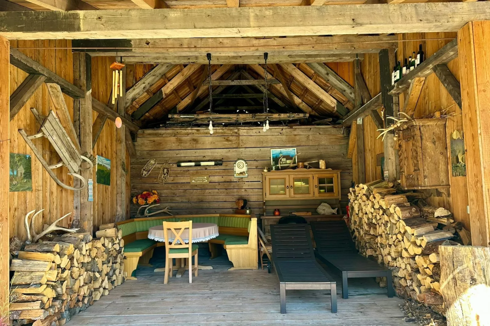 Ferienhaus Krapflgeusche - Gardens in summer