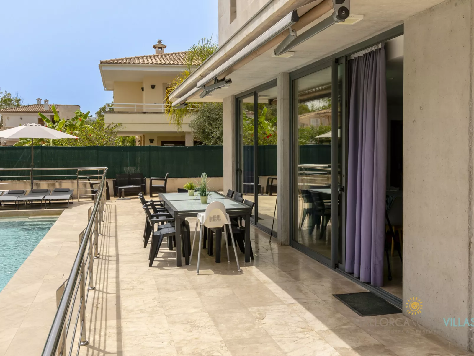 Villa Iola: Moderna Casa en Platja de Muro - Dehors