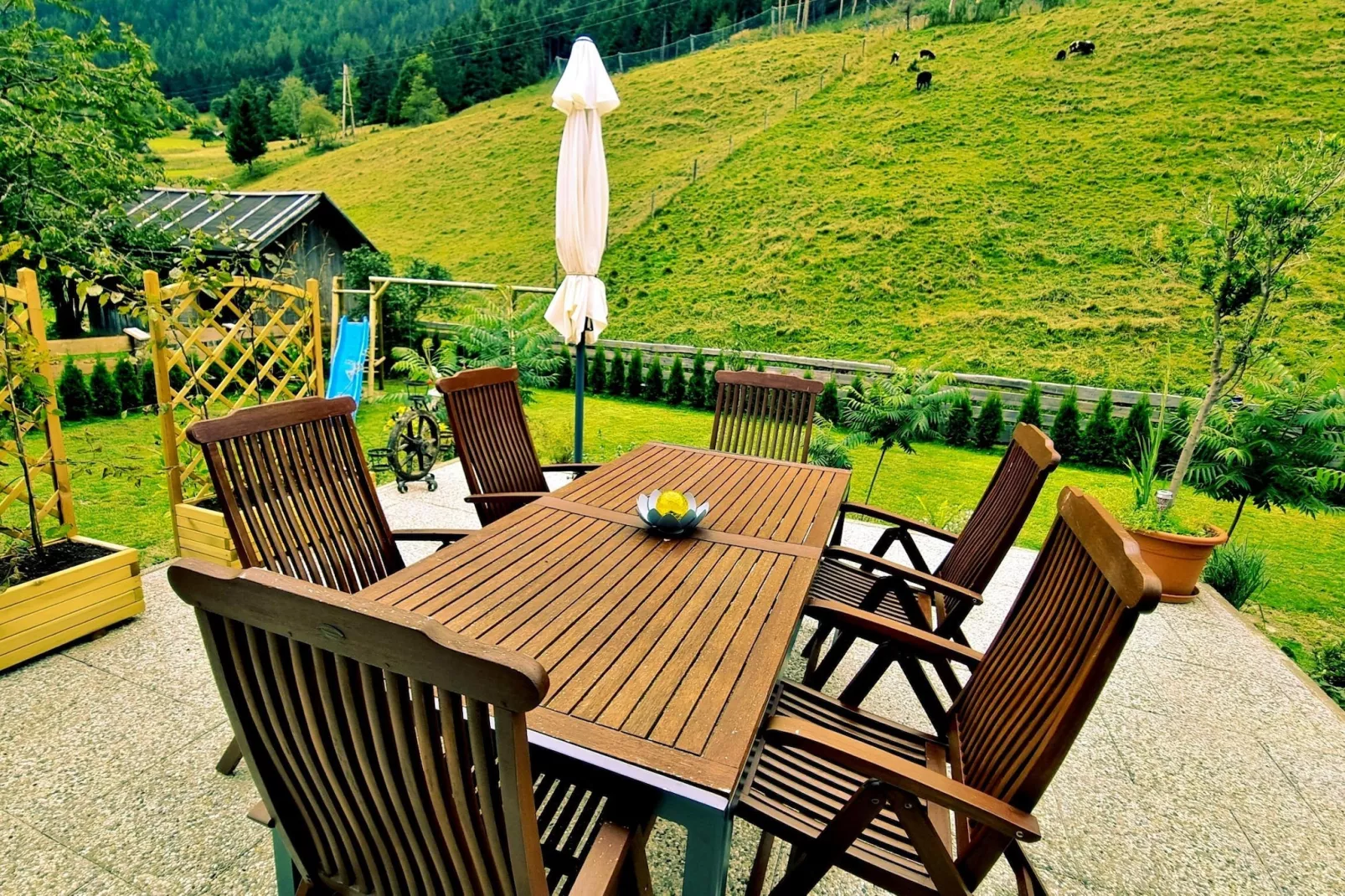 Ferienhaus Krapflgeusche - Exterior in summer