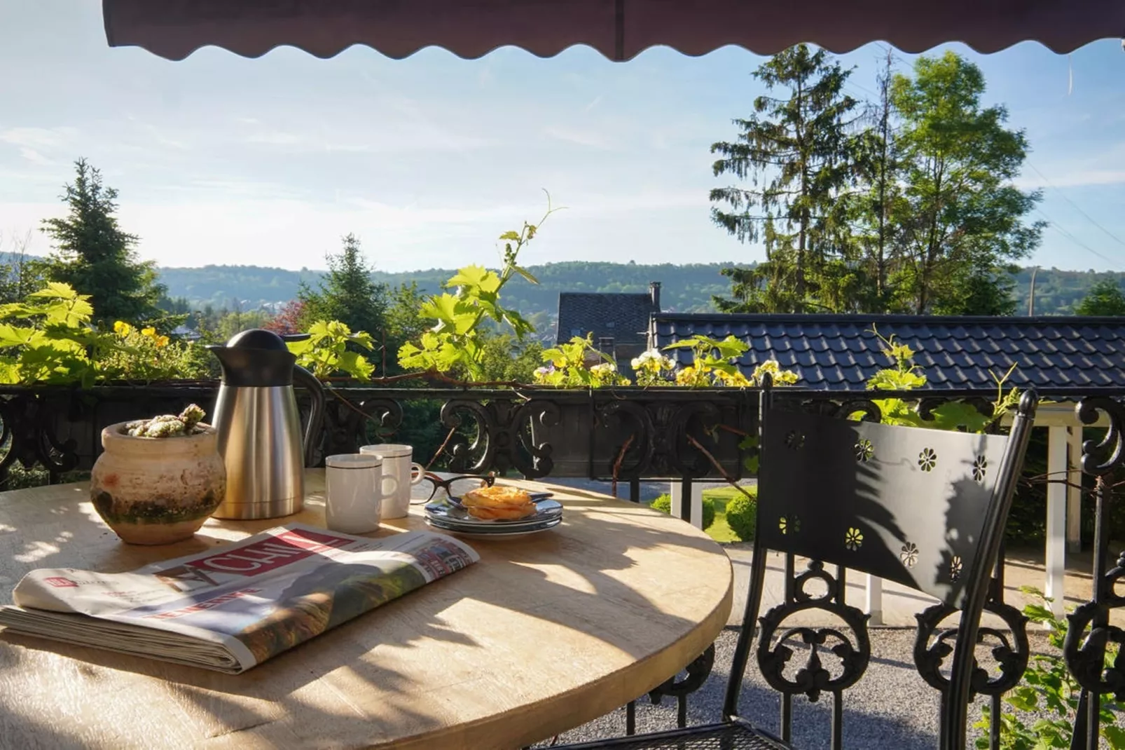 Cafe Moulin - Aussicht Sommer