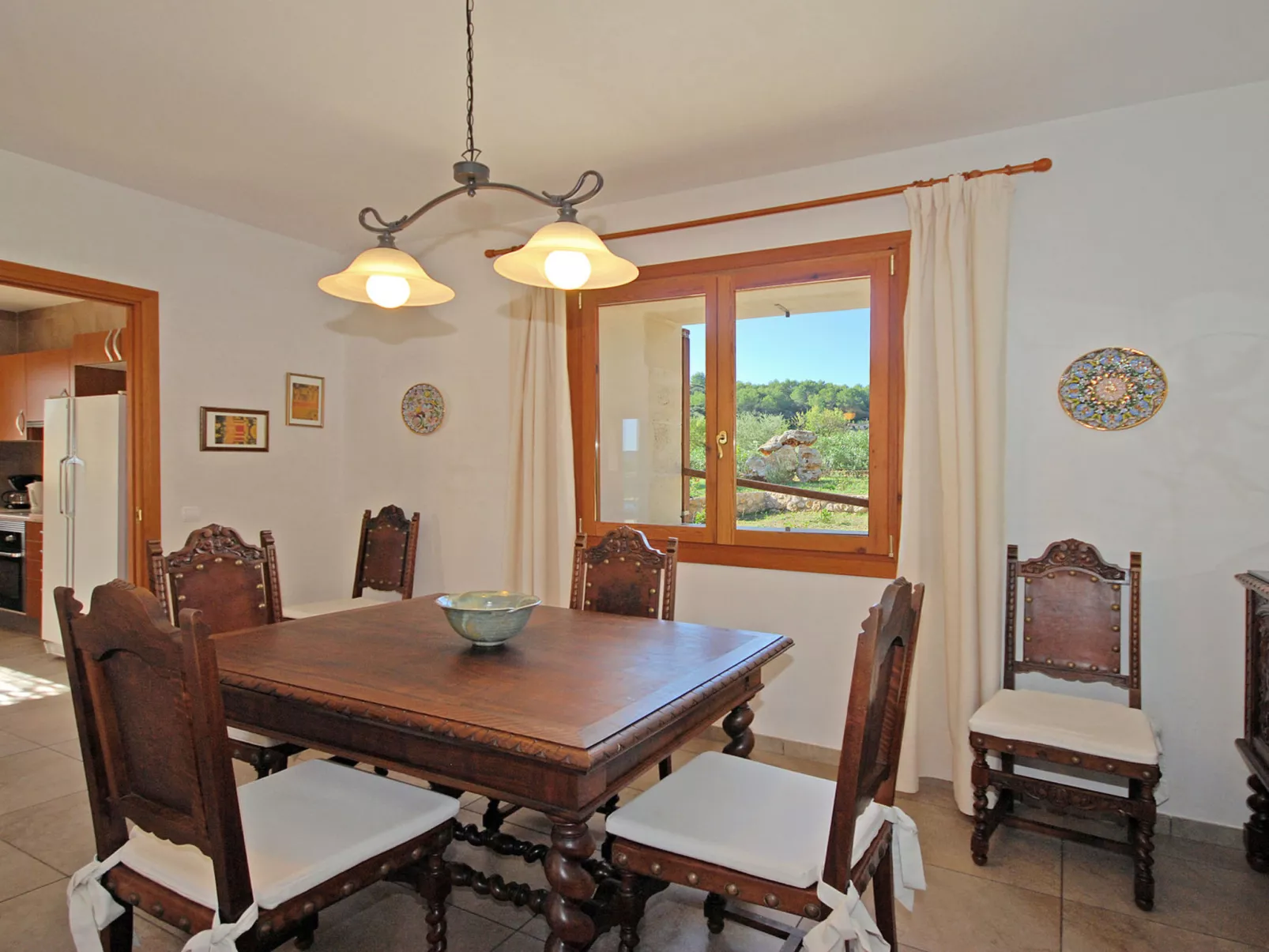 Pla de ses rotes - Drinnen