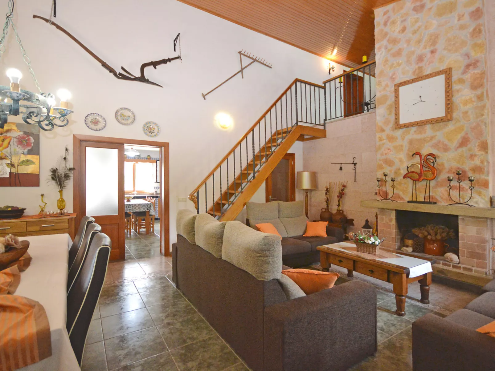 Ca na rossa - Dedans