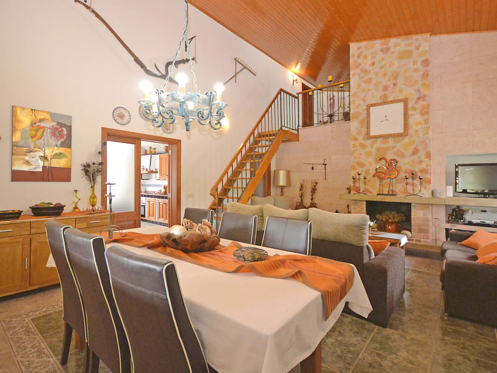 Ca na rossa - Dedans