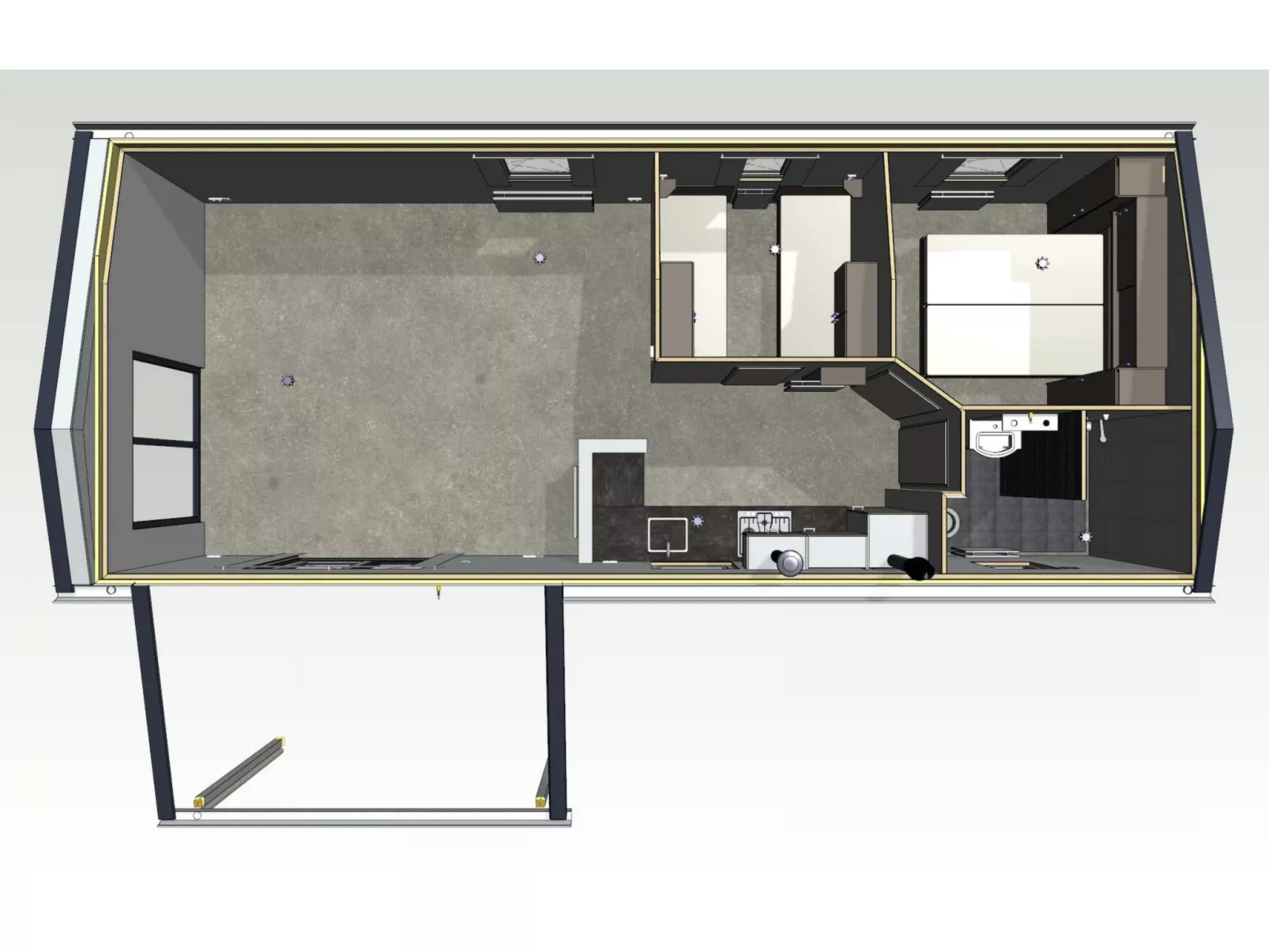 Camping Natuurlijk Limburg - Chalet 4 - Inside