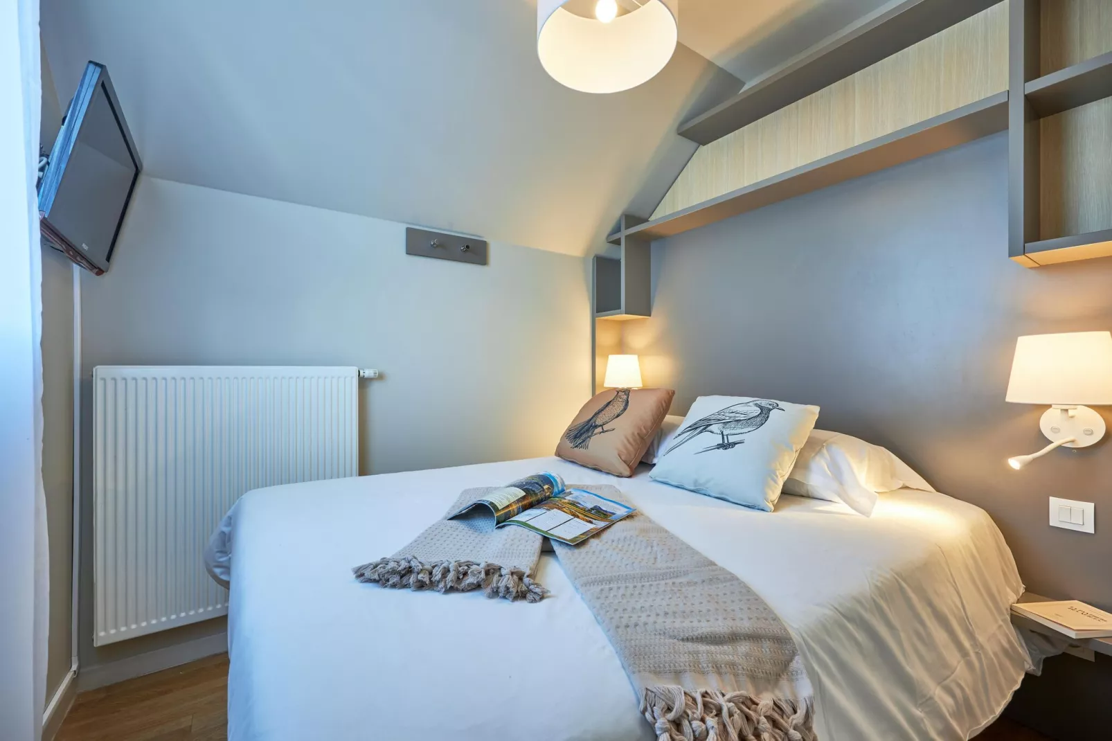Residence Le Chant des Oiseaux Courseulles-sur-Mer - 24 Standard Apt 4 p - 1 bedroom-Bedroom
