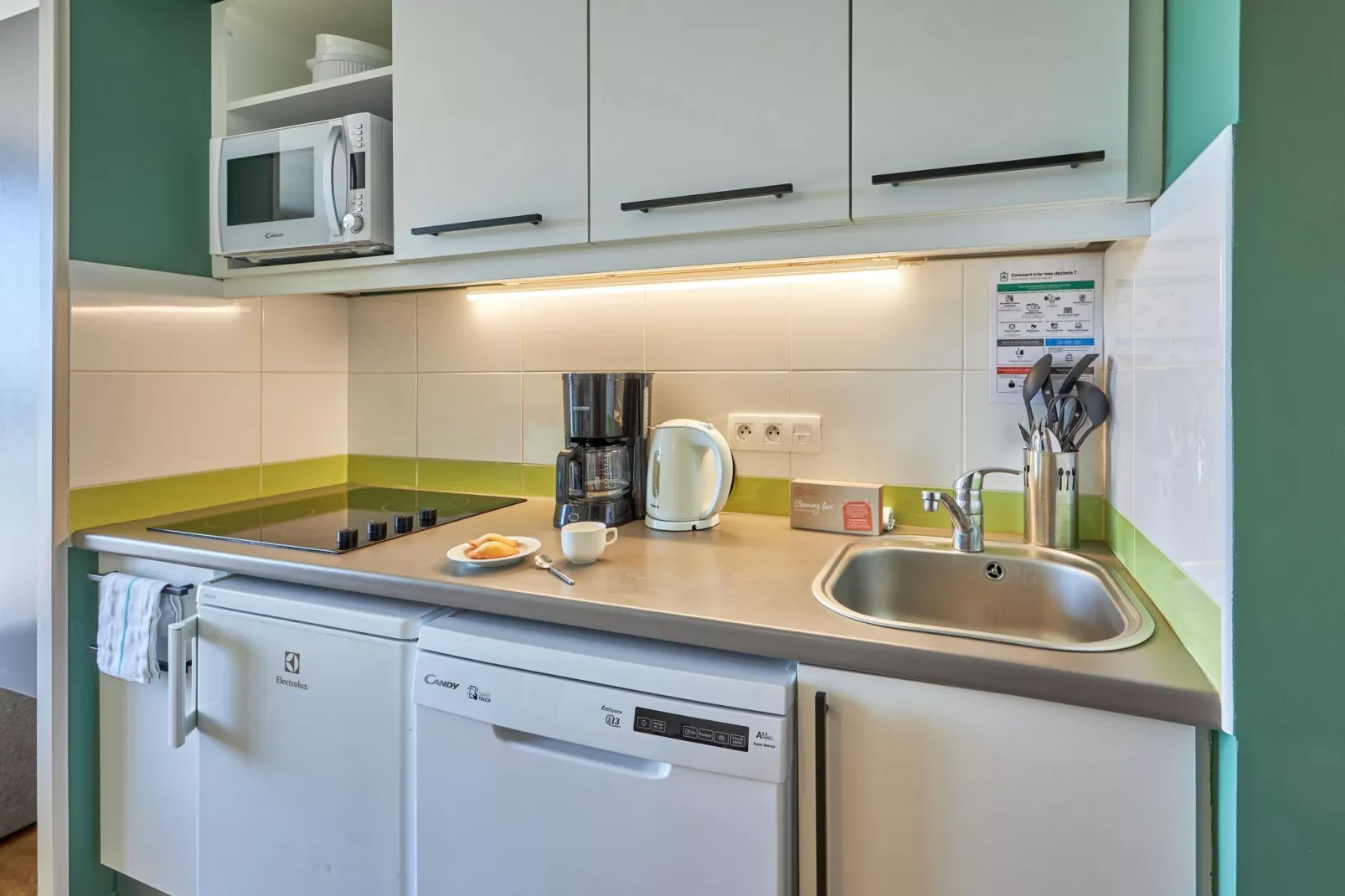 Residence Le Chant des Oiseaux Courseulles-sur-Mer - 25 Standard Apt 5 p - 1 bedroom-Küche