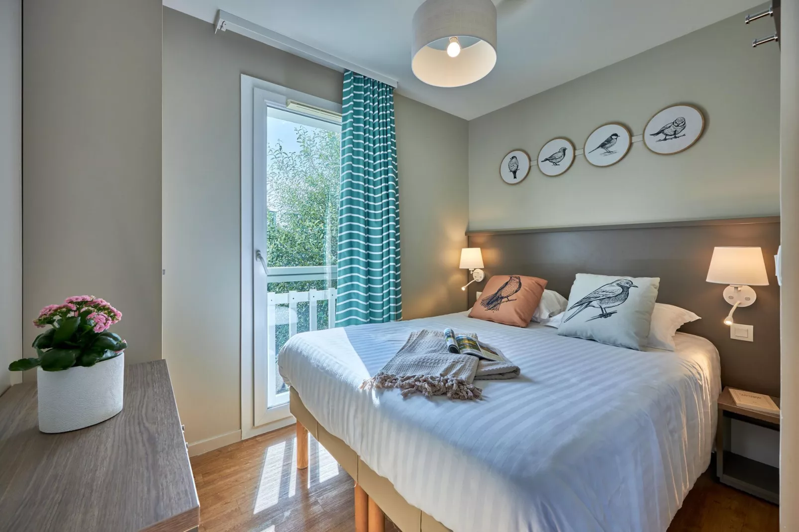 Residence Le Chant des Oiseaux Courseulles-sur-Mer - 25 Standard Apt 5 p - 1 bedroom-Schlafzimmer