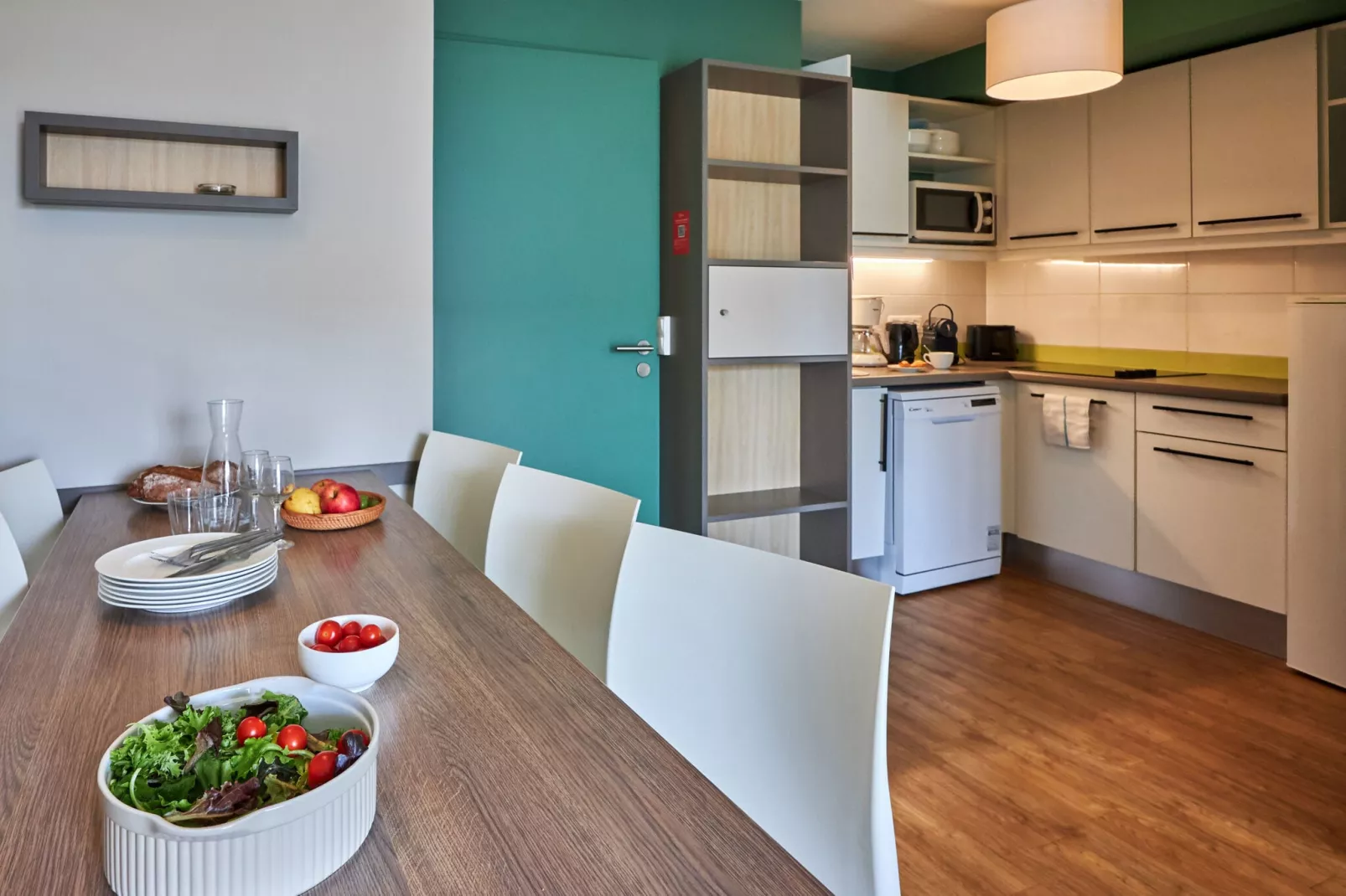 Residence Le Chant des Oiseaux Courseulles-sur-Mer - 36 Standard Apt 6 p - 2 bedrooms - terrasse ou balcon-Kitchen