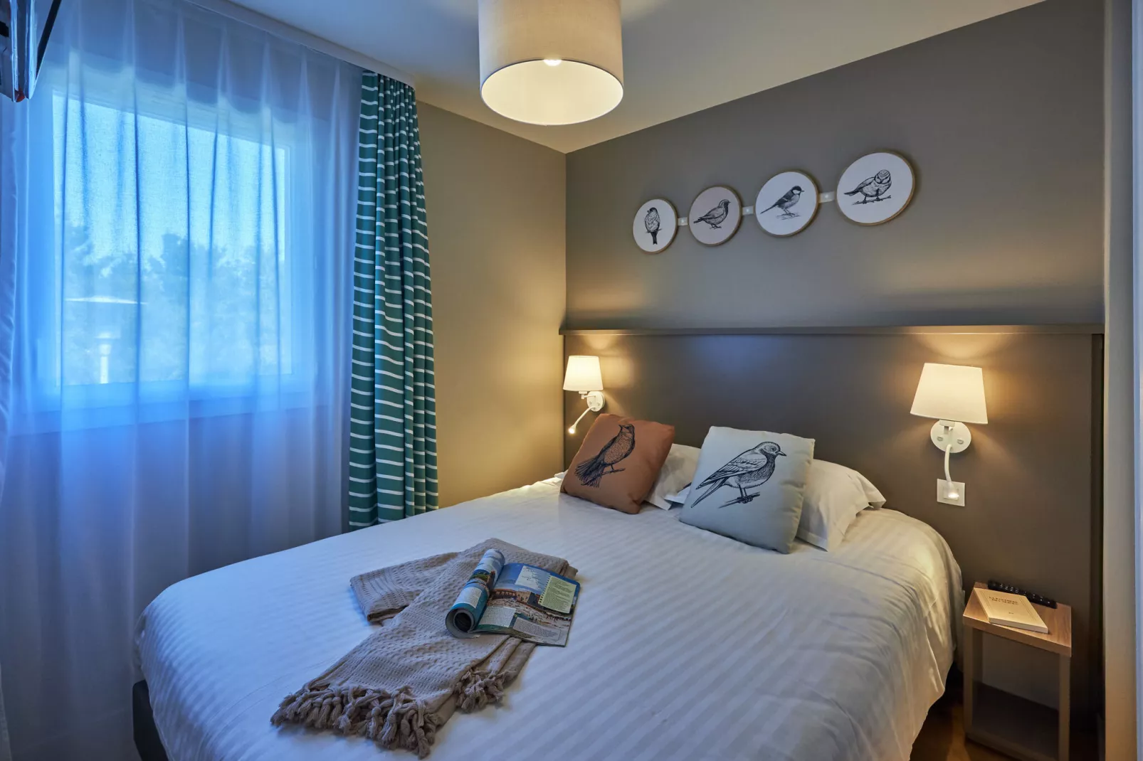 Residence Le Chant des Oiseaux Courseulles-sur-Mer - 36 Standard Apt 6 p - 2 bedrooms - terrasse ou balcon-Bedroom