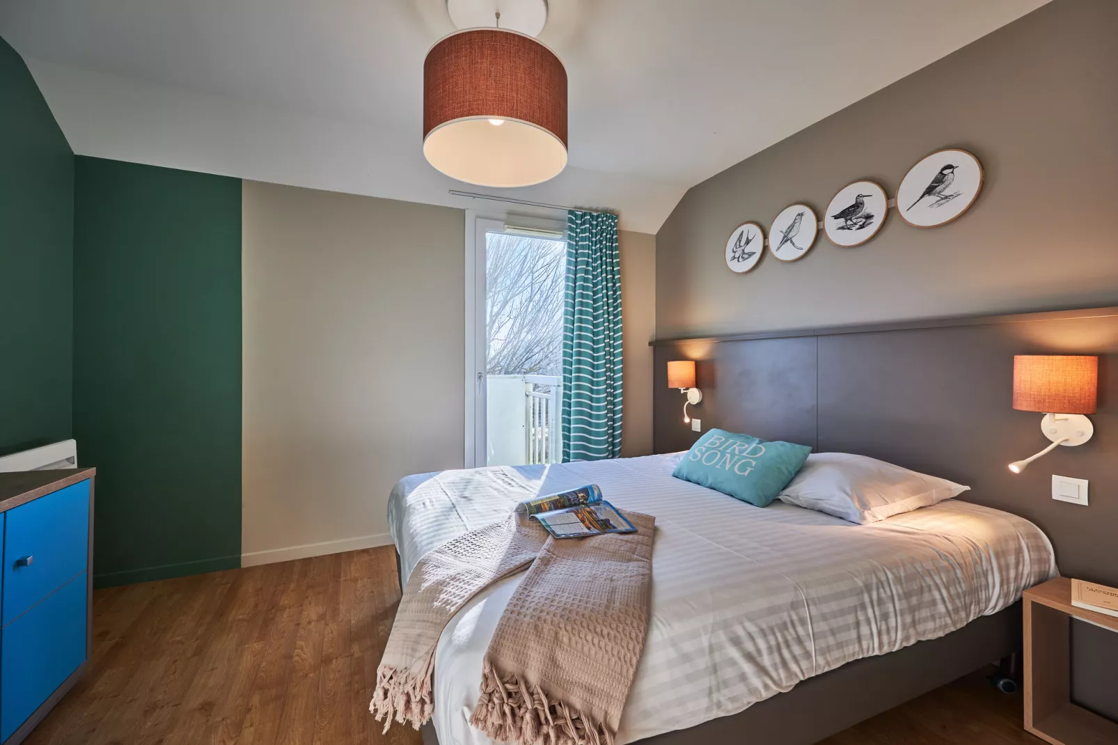 Residence Le Chant des Oiseaux Courseulles-sur-Mer - M6 Standard House 6 p - 2 bedrooms - terrasse-Chambre