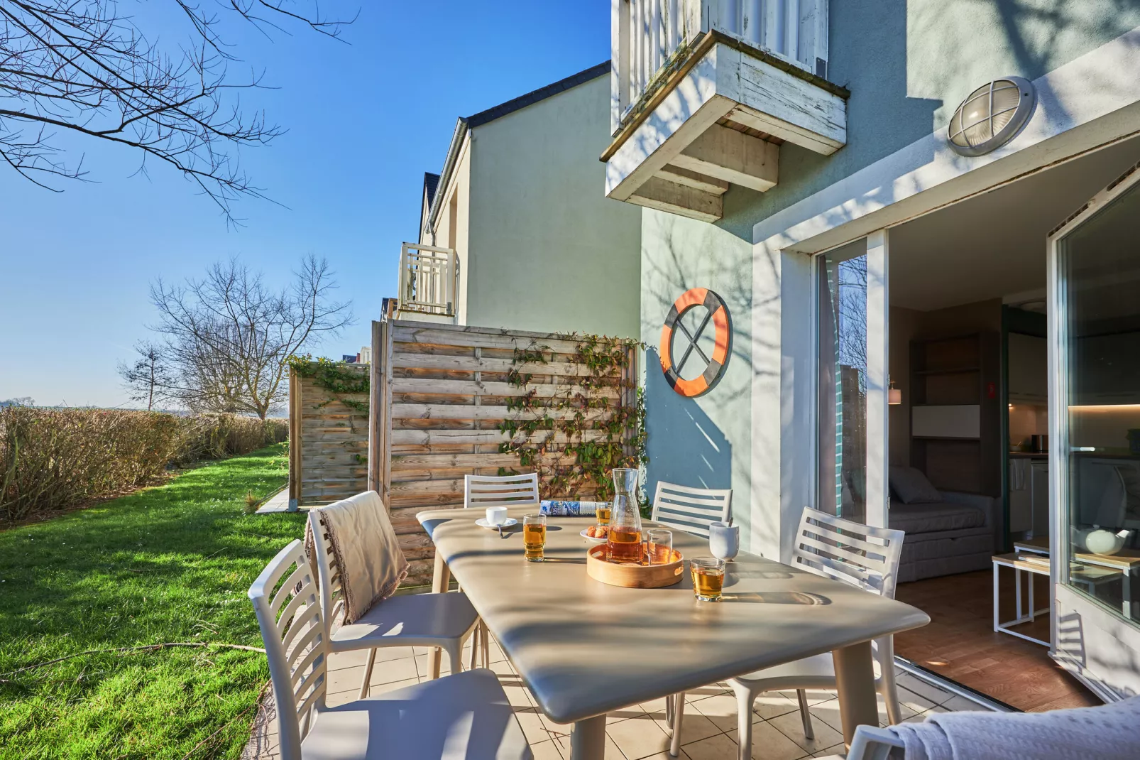 Residence Le Chant des Oiseaux Courseulles-sur-Mer - M6 Standard House 6 p - 2 bedrooms - terrasse-Balcon-terrasse