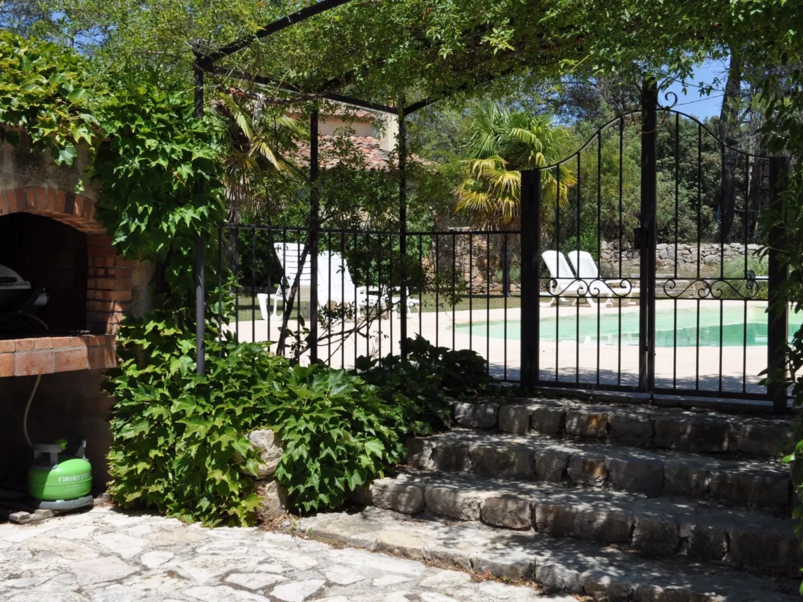 LES 2 PALMIERS - Draußen