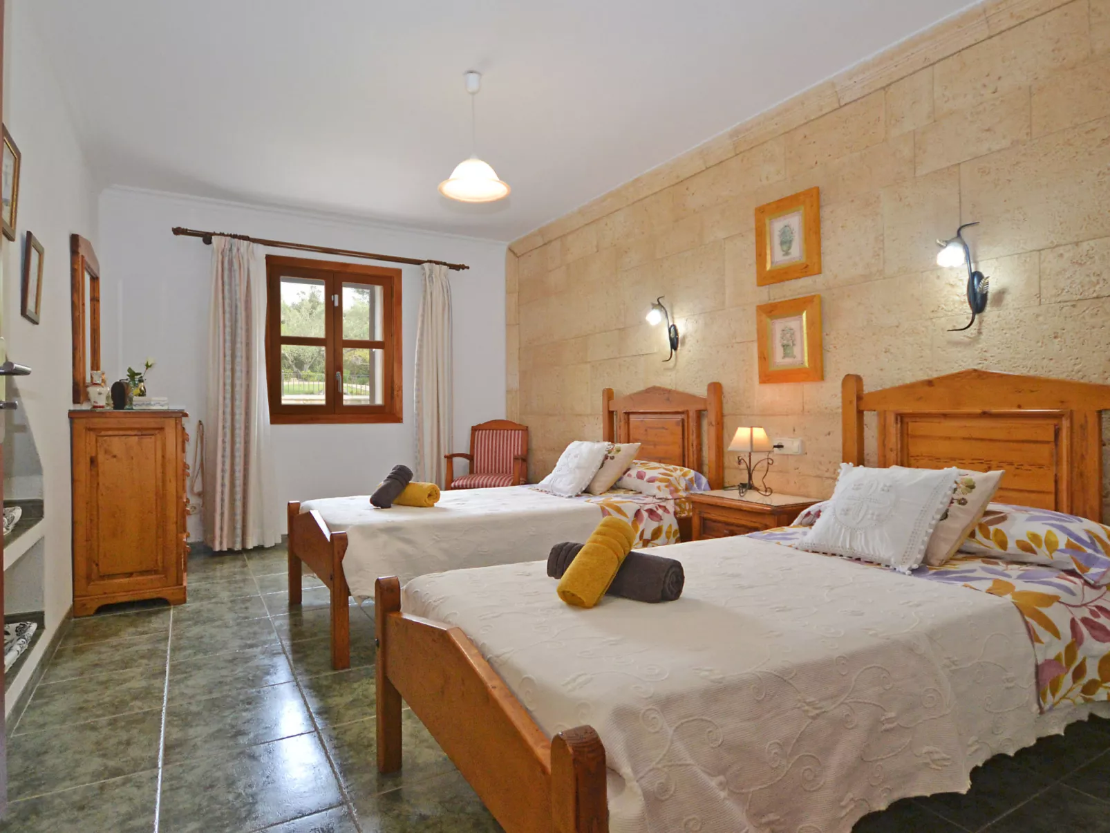 Ca na rossa - Dedans