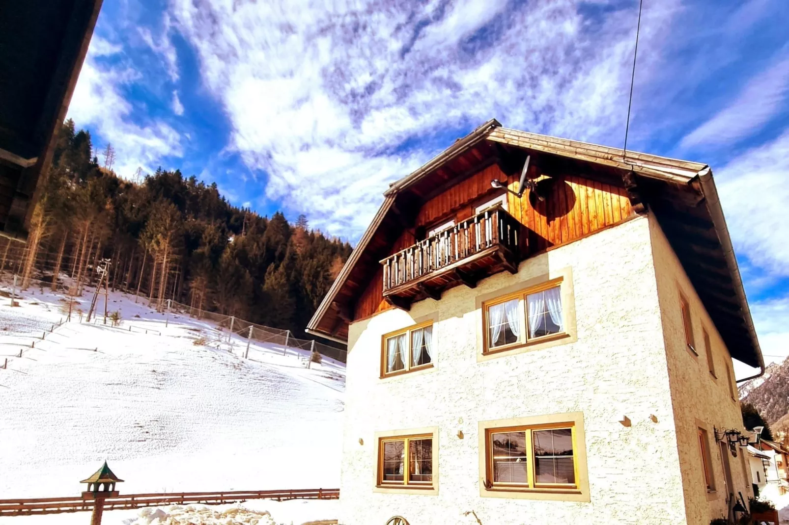 Ferienhaus Krapflgeusche - Exterior in winter