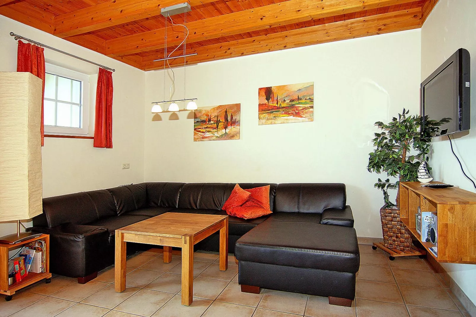 Dünenwaldhaus links Typ 1-Living room