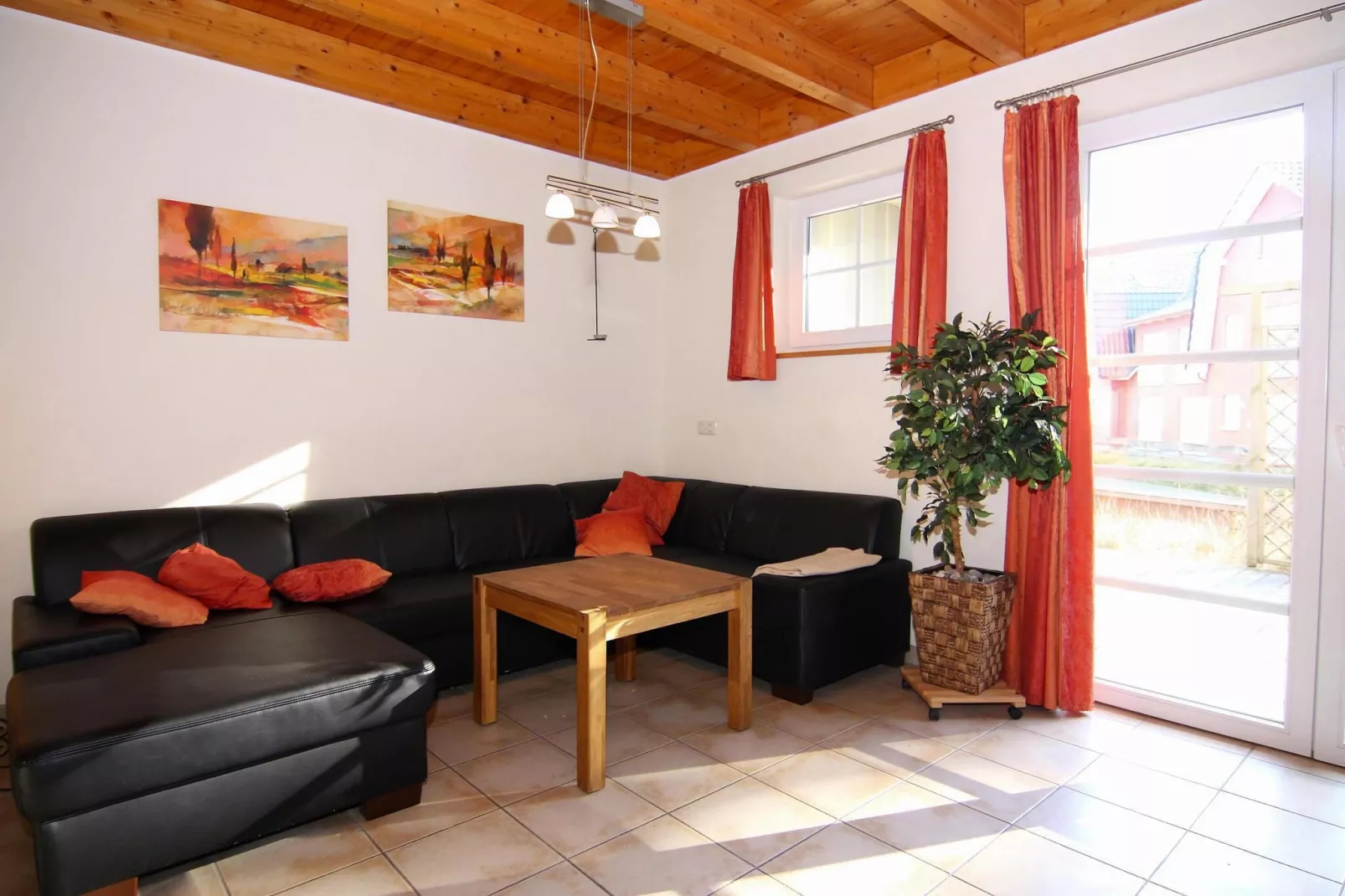 Dünenwaldhaus Rechts-Living room
