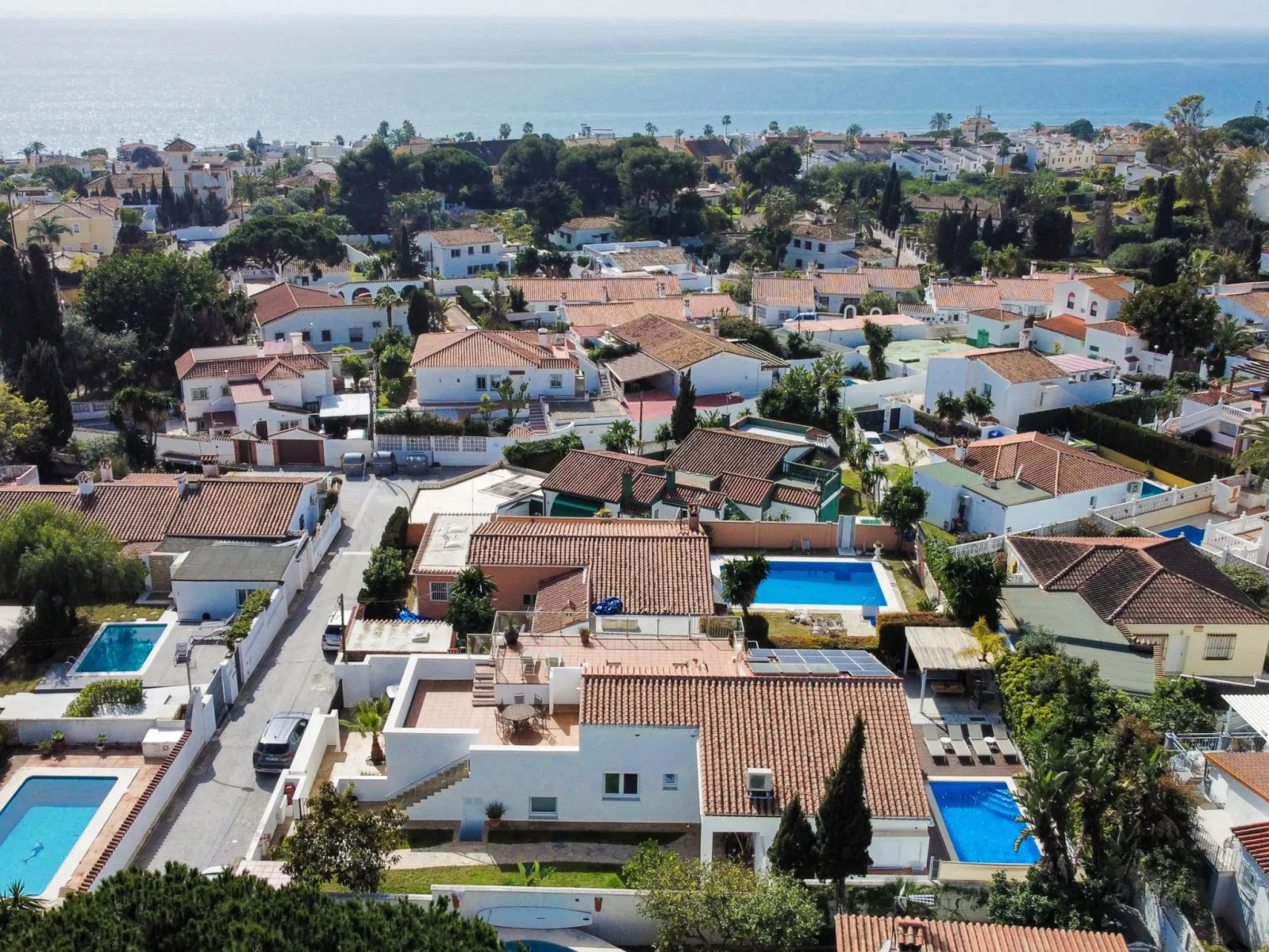 Villa Madrugada, beachside villa in Costabella - Draußen