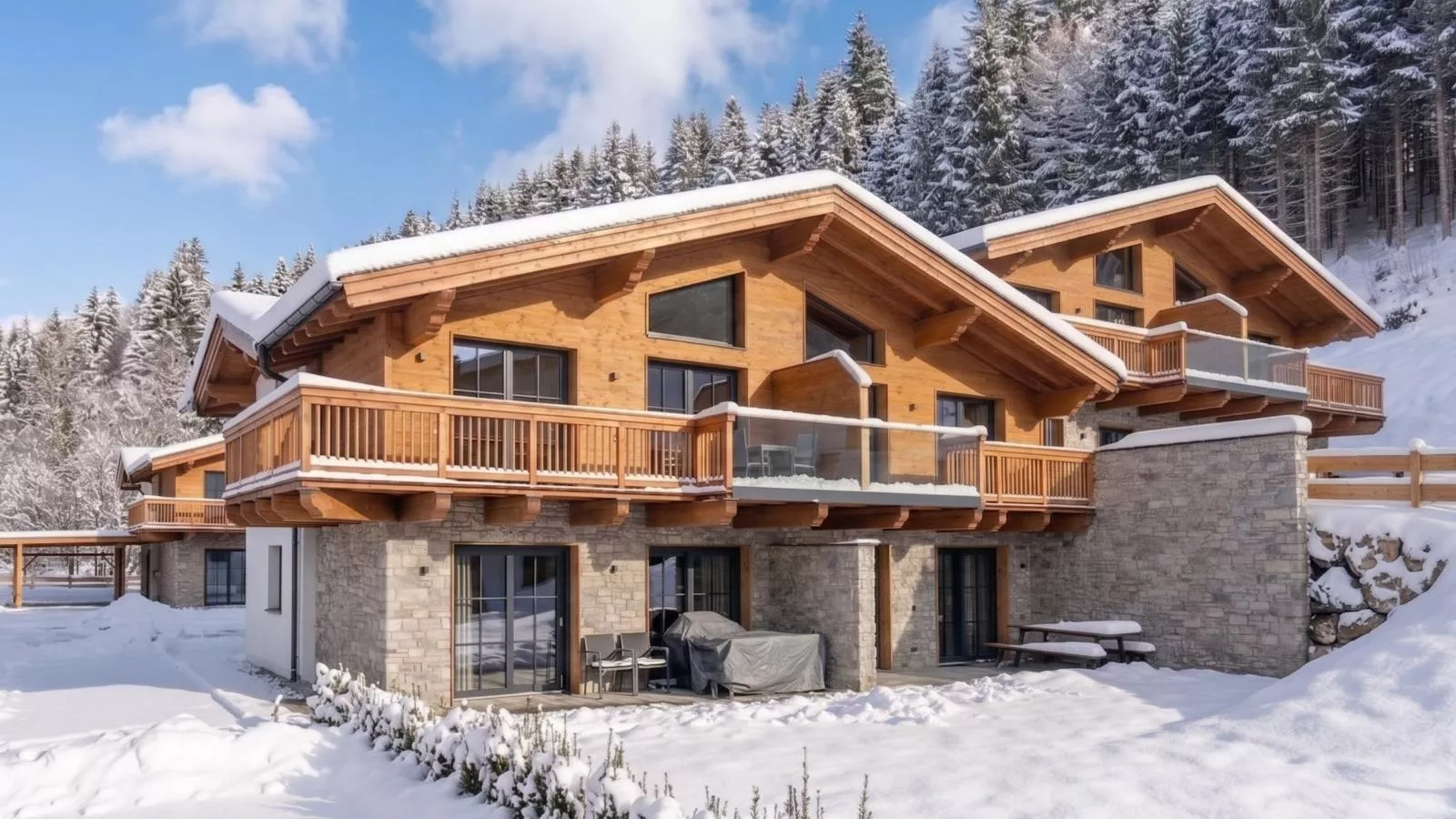 Tauernlodge Eben D1 - Exterior in winter