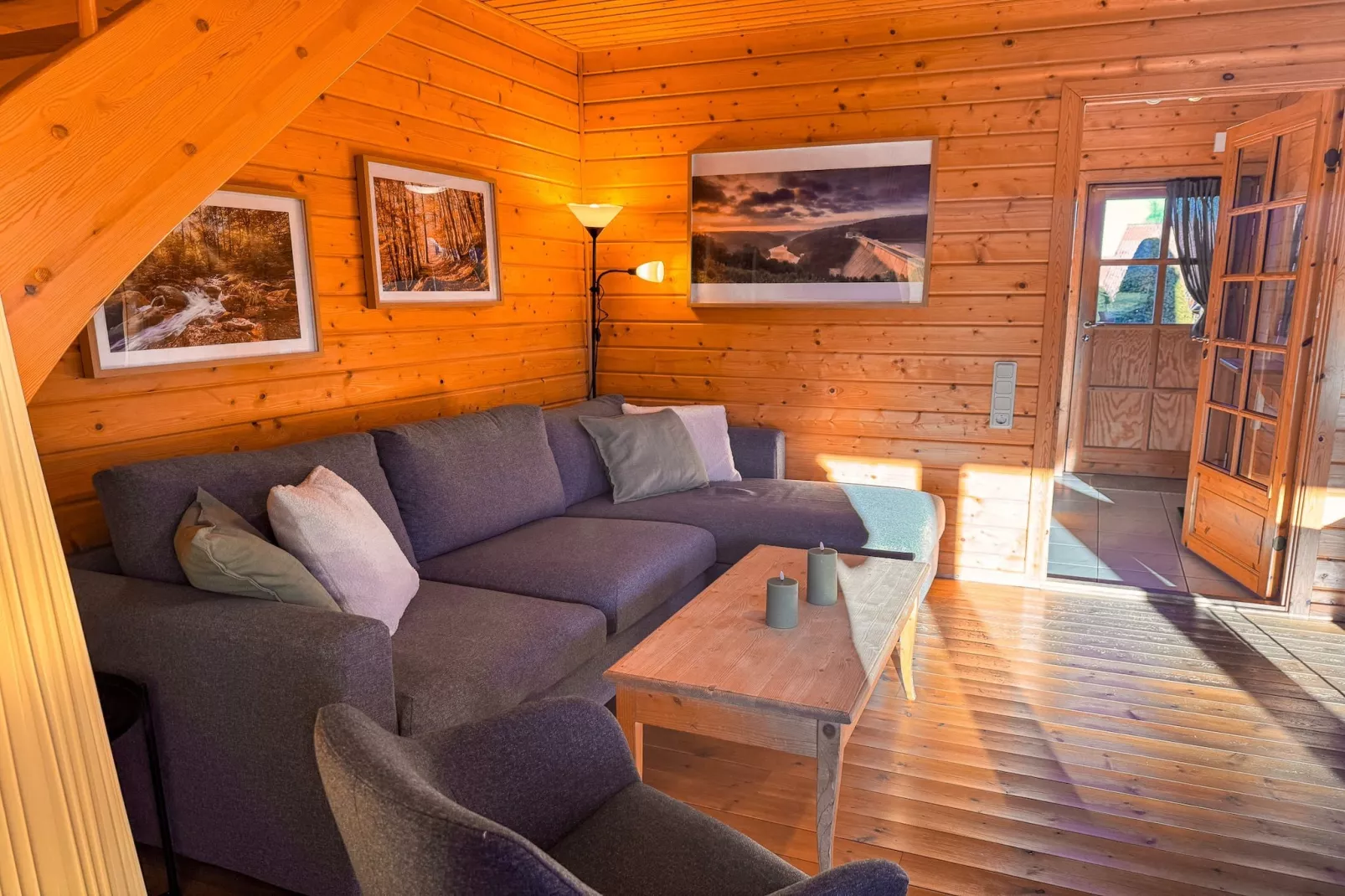 Ferienhaus in Hasselfelde - Haus 33 Blauvogel - Wohnzimmer