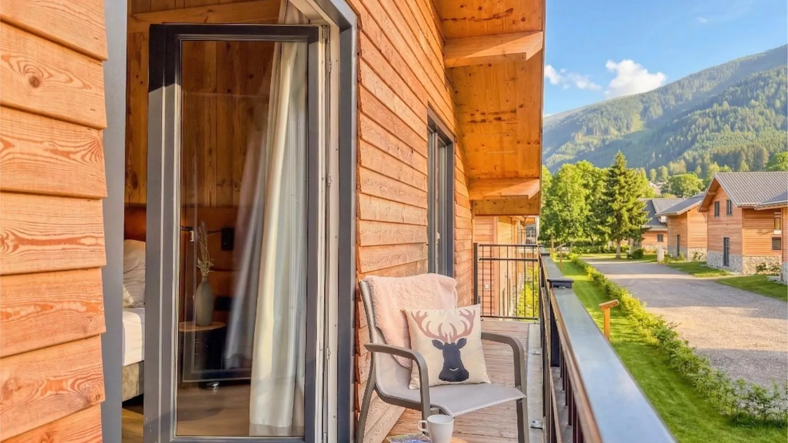 Naturchalet am Afritzer See - Terrasse/Balkon