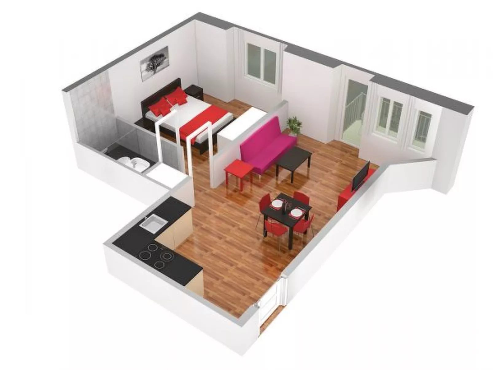 ZH Blueberry lll - Oerlikon HITrental Apartment