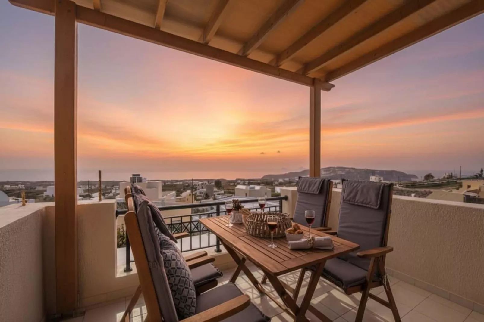 Stylish Santorini Residence with Endless Sea Views