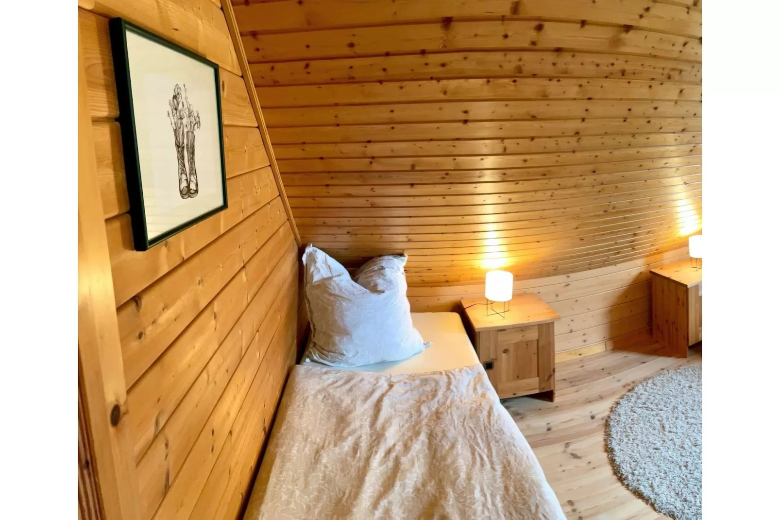 Ferienhaus in Hasselfelde - Haus 4 Blauvogel - Schlafzimmer