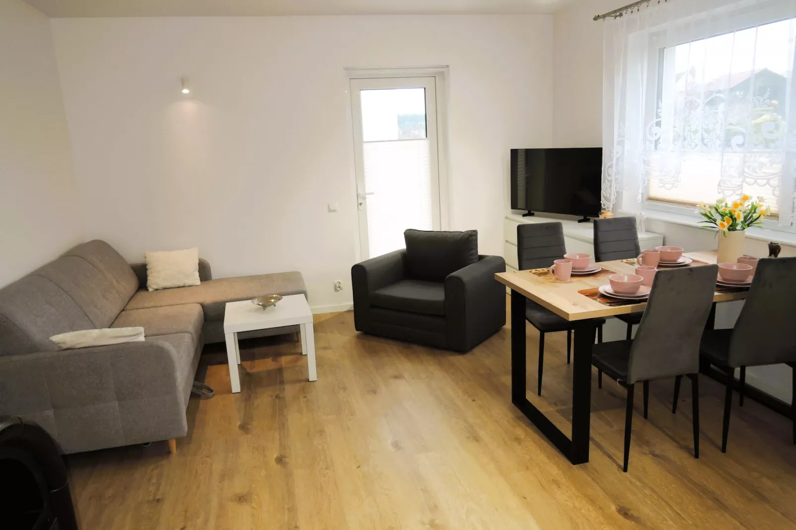 Apartament Wisełka  Lew 1 parter - Wohnzimmer