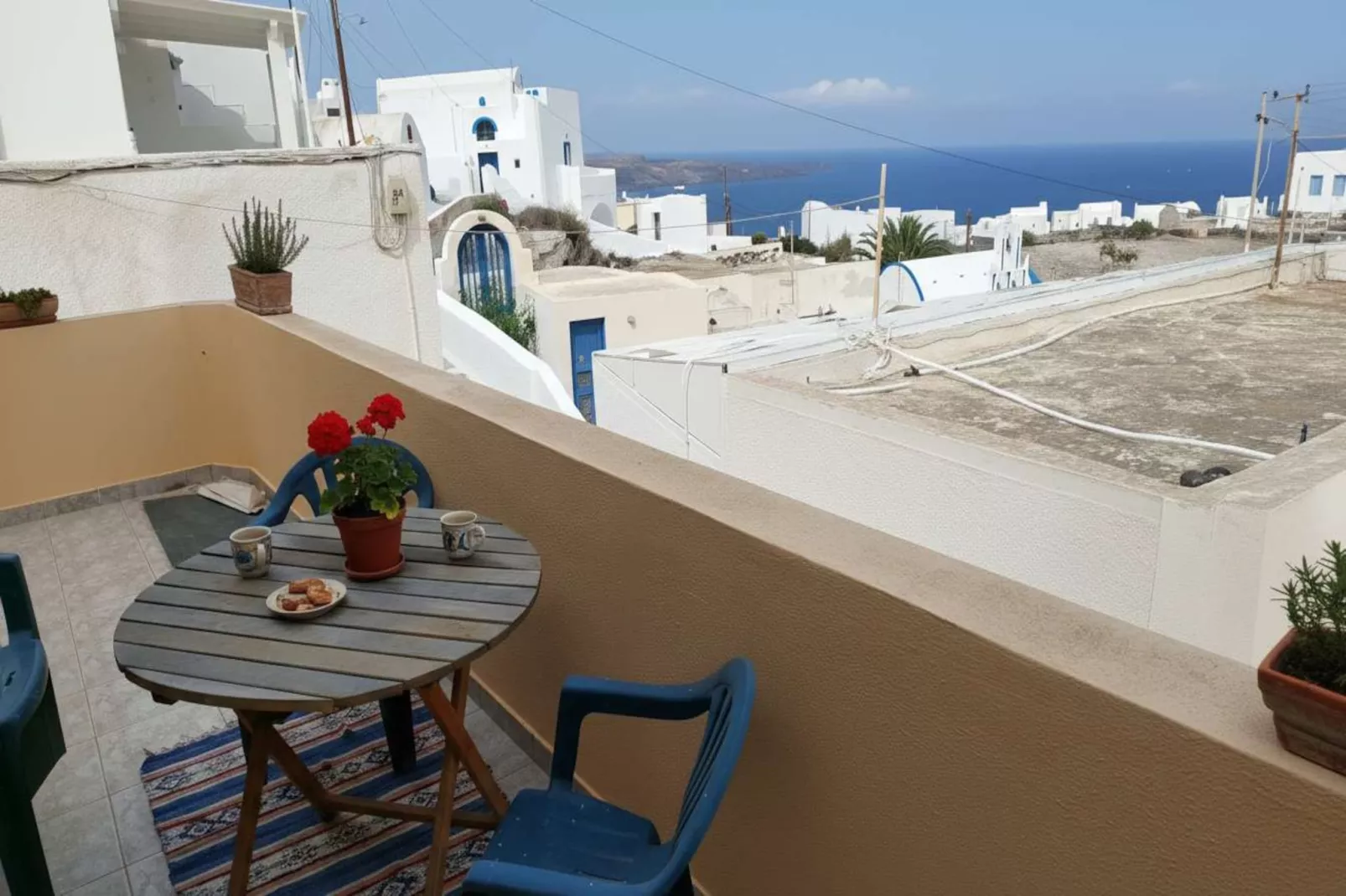 Peaceful Akrotiri Studio with Patio and Open Views - Terrasse / balcon