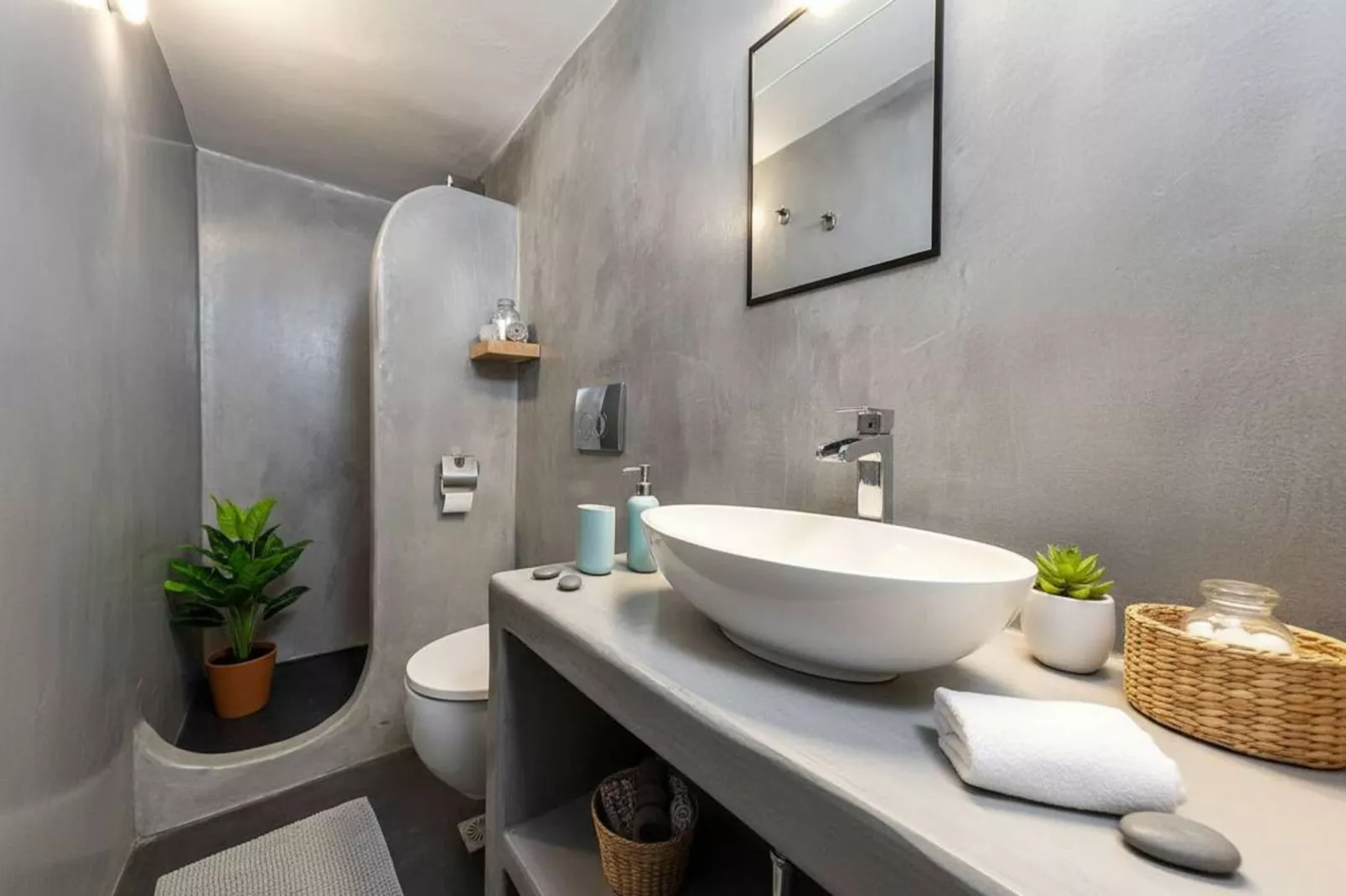 Dionysos Wine Authentic Stay 2 Bd Santorini Home - Bathroom