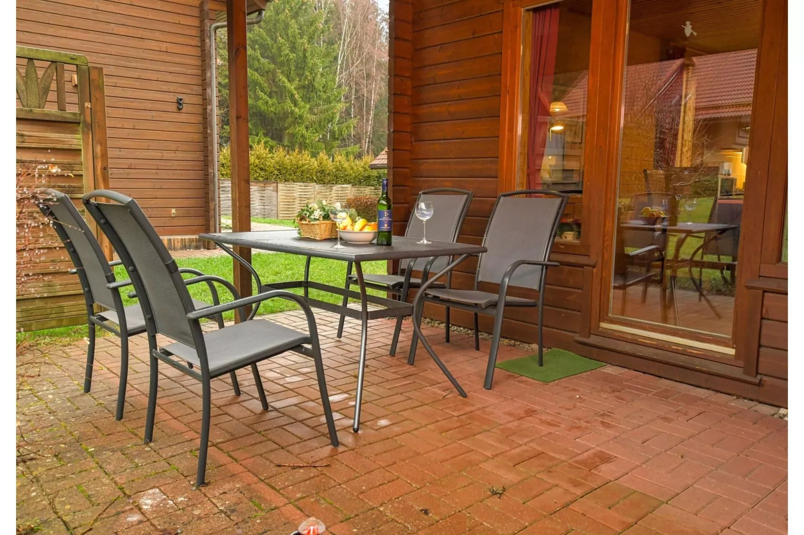 Ferienhaus in Hasselfelde - Haus 4 Blauvogel - Terrasse/Balkon