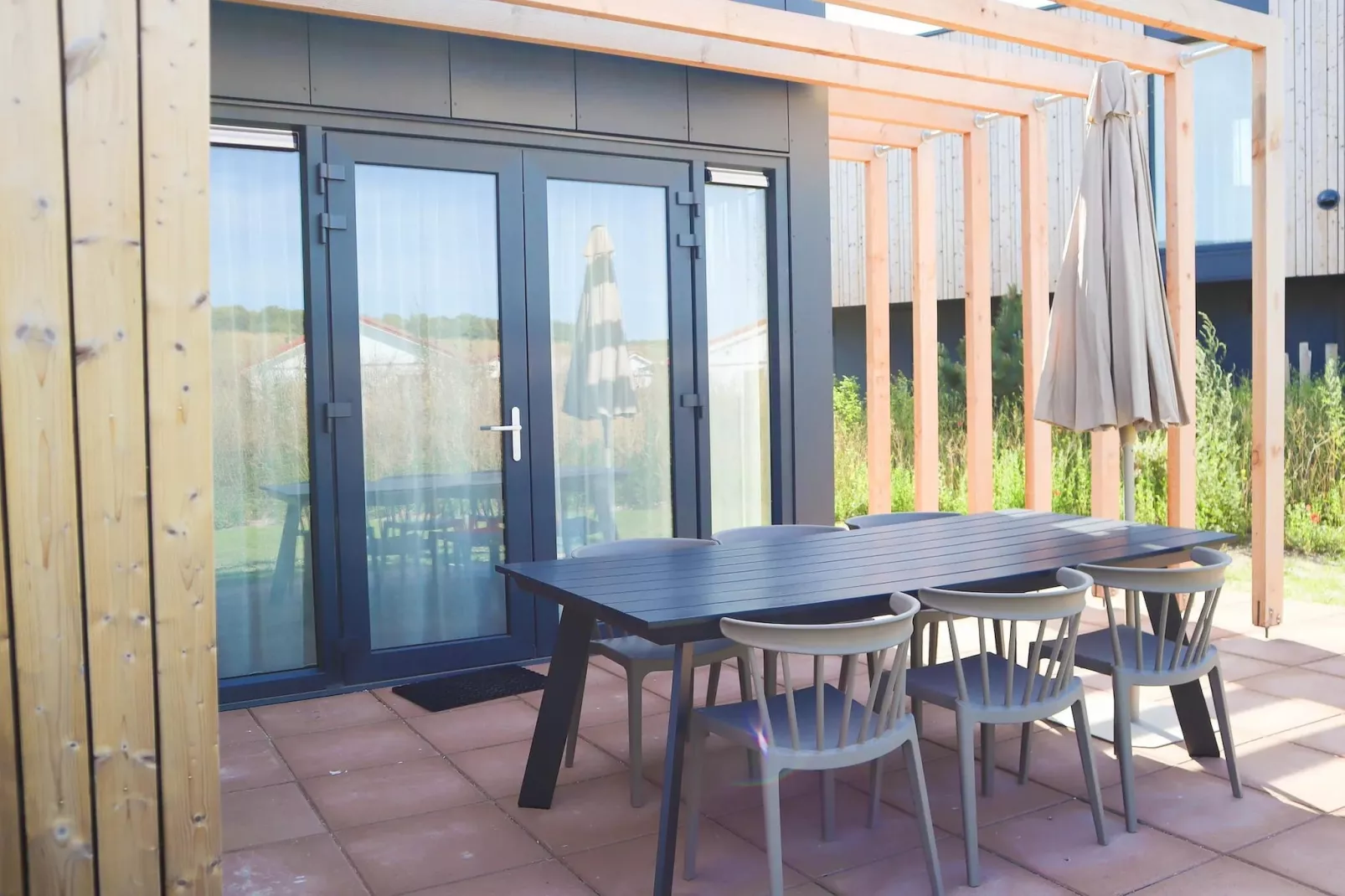 Bungalow Ocean Deluxe 6 Person - Terrasse/Balkon
