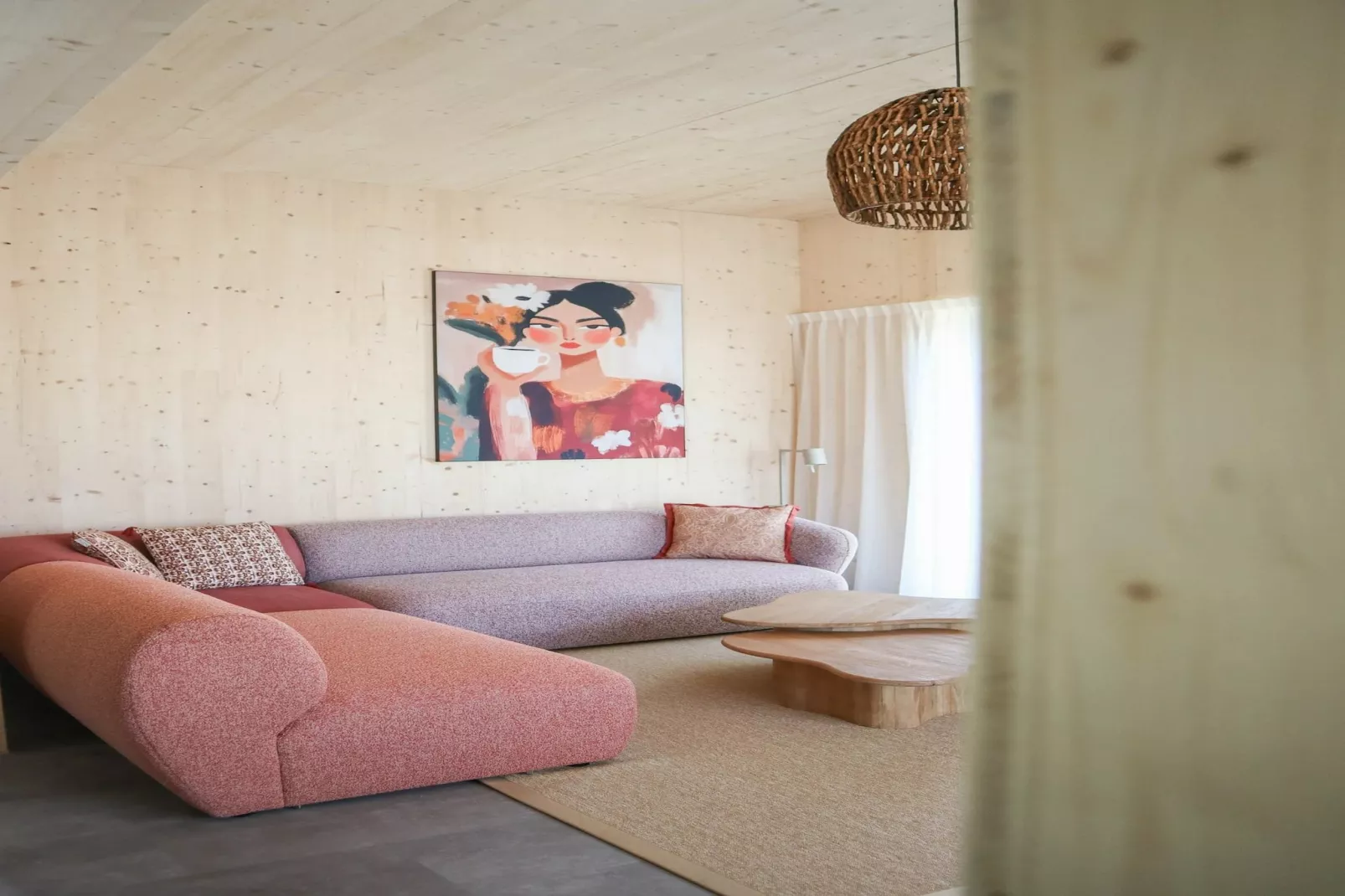 Bungalow Ocean Deluxe 6 Person - Wohnzimmer