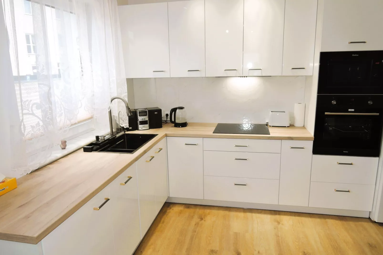 Apartament Wisełka  Lew 1 parter - Küche