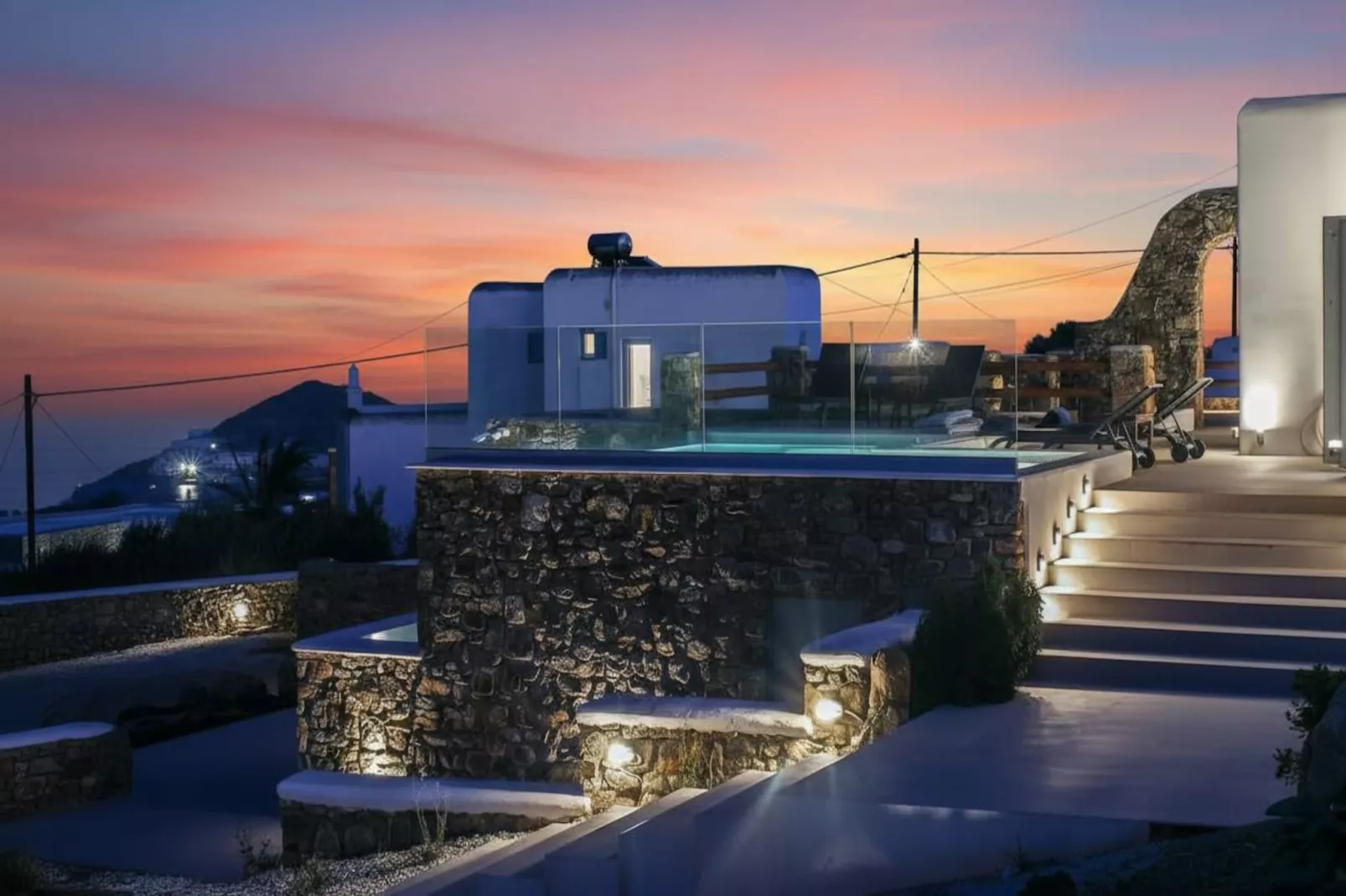 Prestigious Residence in Kalafatis w Private Pool - Außenbereich Sommer