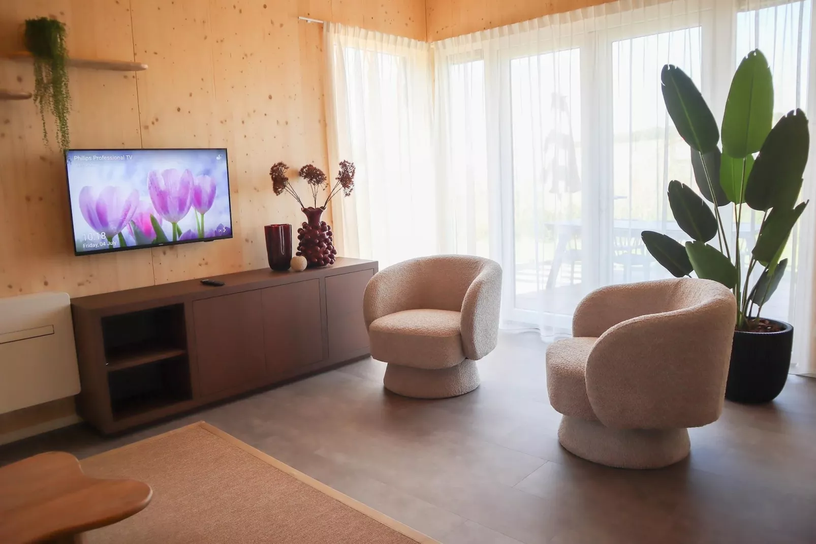 Bungalow Ocean Deluxe 6 Person - Wohnzimmer