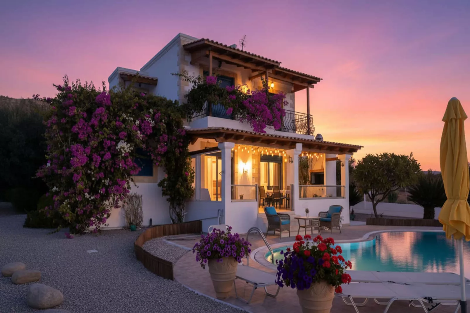 Premium Villa in Rhodes with Private Pool Escape - Außenbereich Sommer