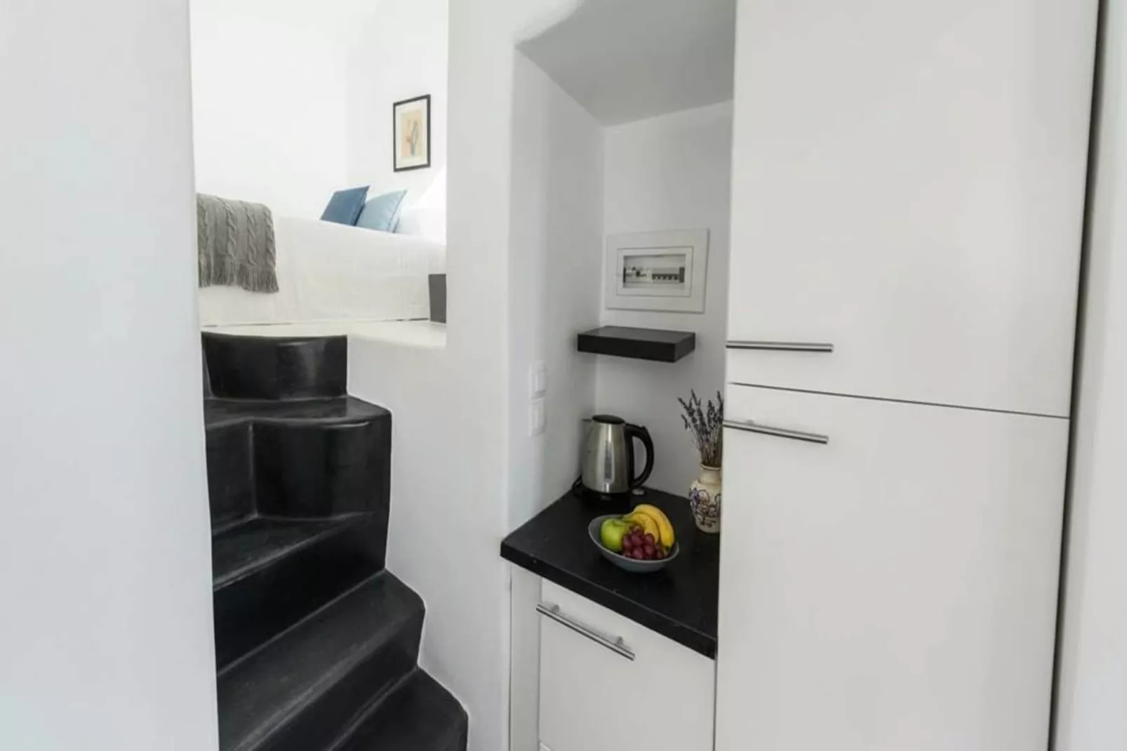 Poseidon’s Water Escape Santorini Rooftop Jacuzzi - Kitchen