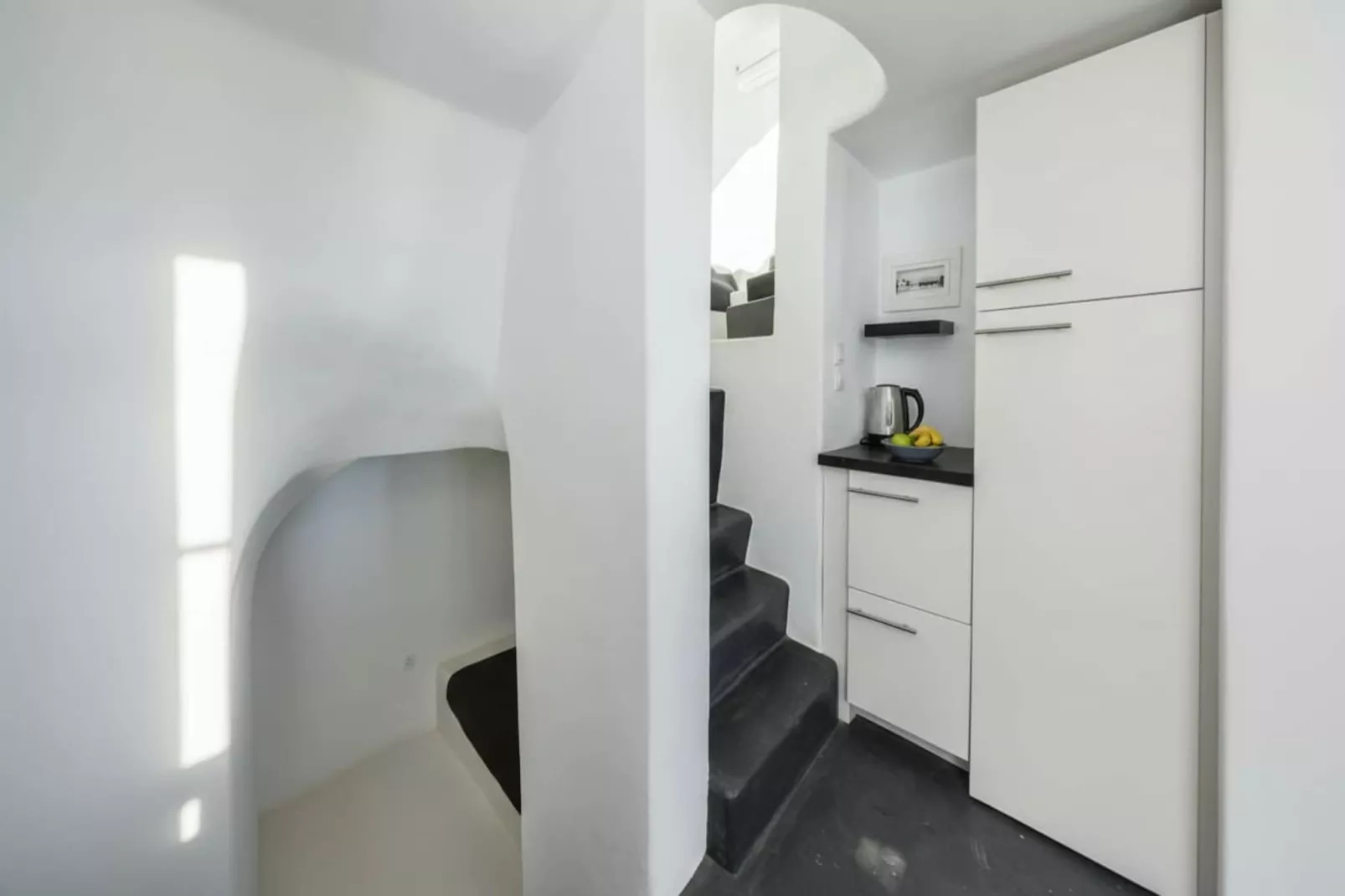 Poseidon’s Water Escape Santorini Rooftop Jacuzzi - Kitchen