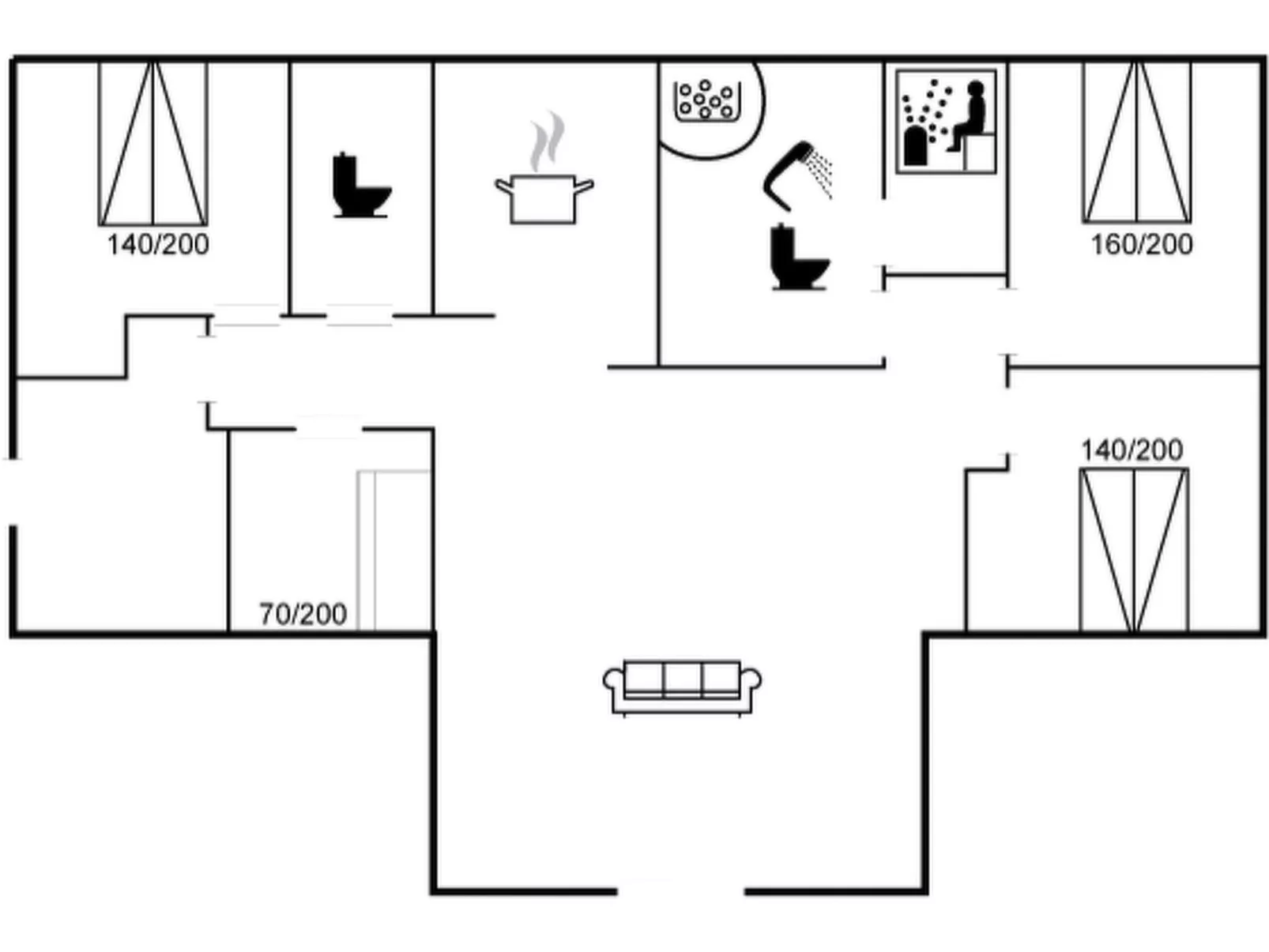 "Antoinetta" - 350m from the sea - Dedans
