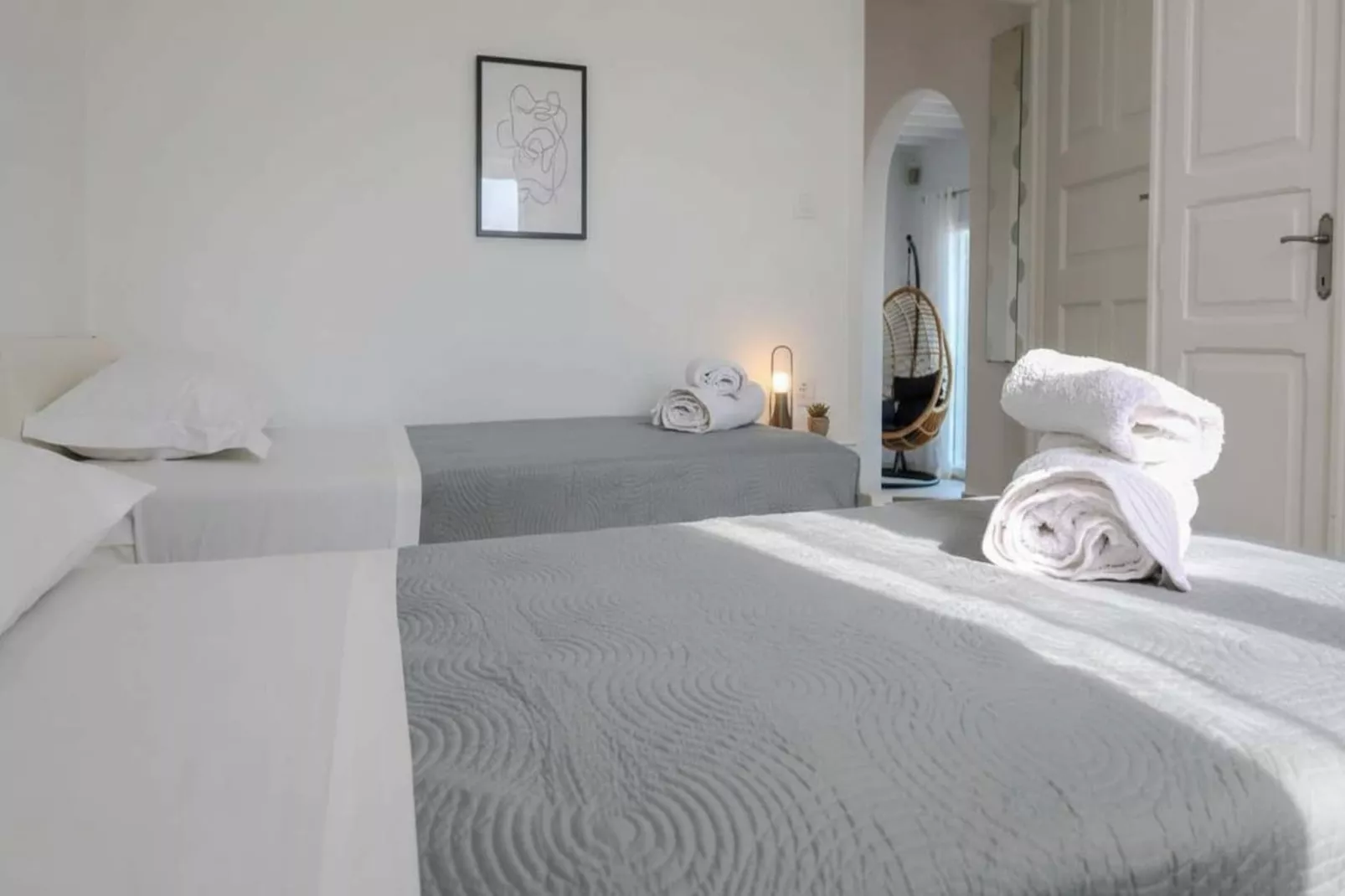 Prestigious Residence in Kalafatis w Private Pool - Schlafzimmer