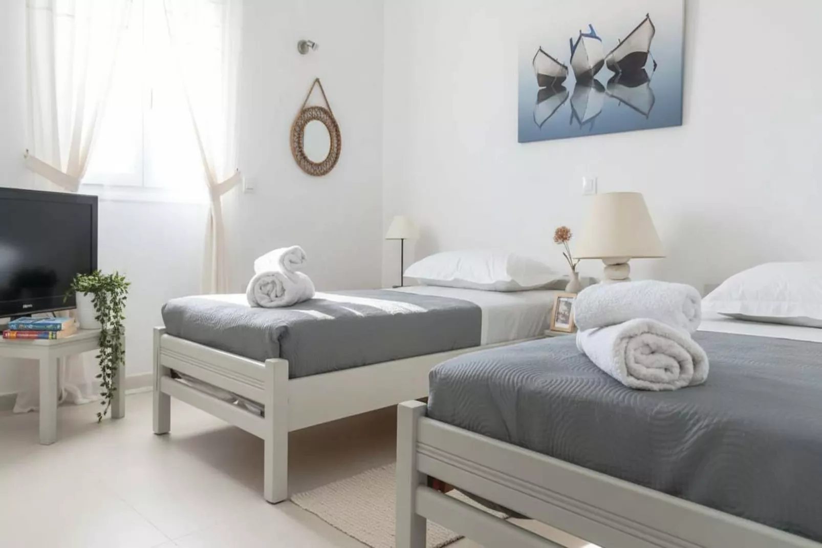 Prestigious Residence in Kalafatis w Private Pool - Schlafzimmer