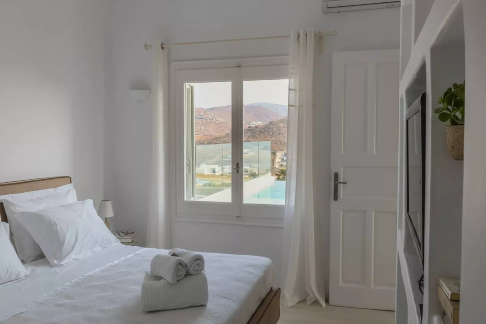 Prestigious Residence in Kalafatis w Private Pool - Schlafzimmer