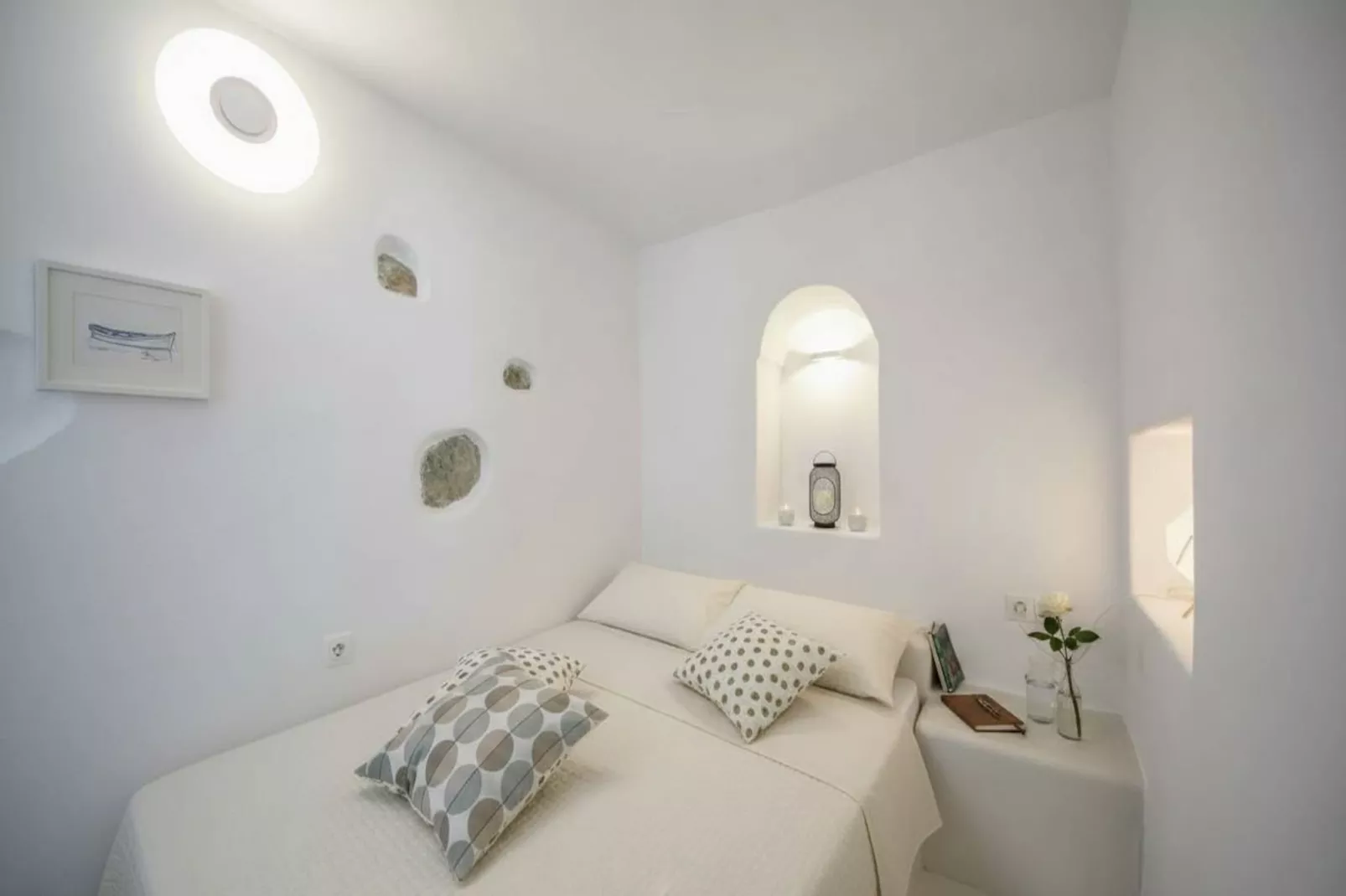 Dionysos Wine Authentic Stay 2 Bd Santorini Home - Bedroom