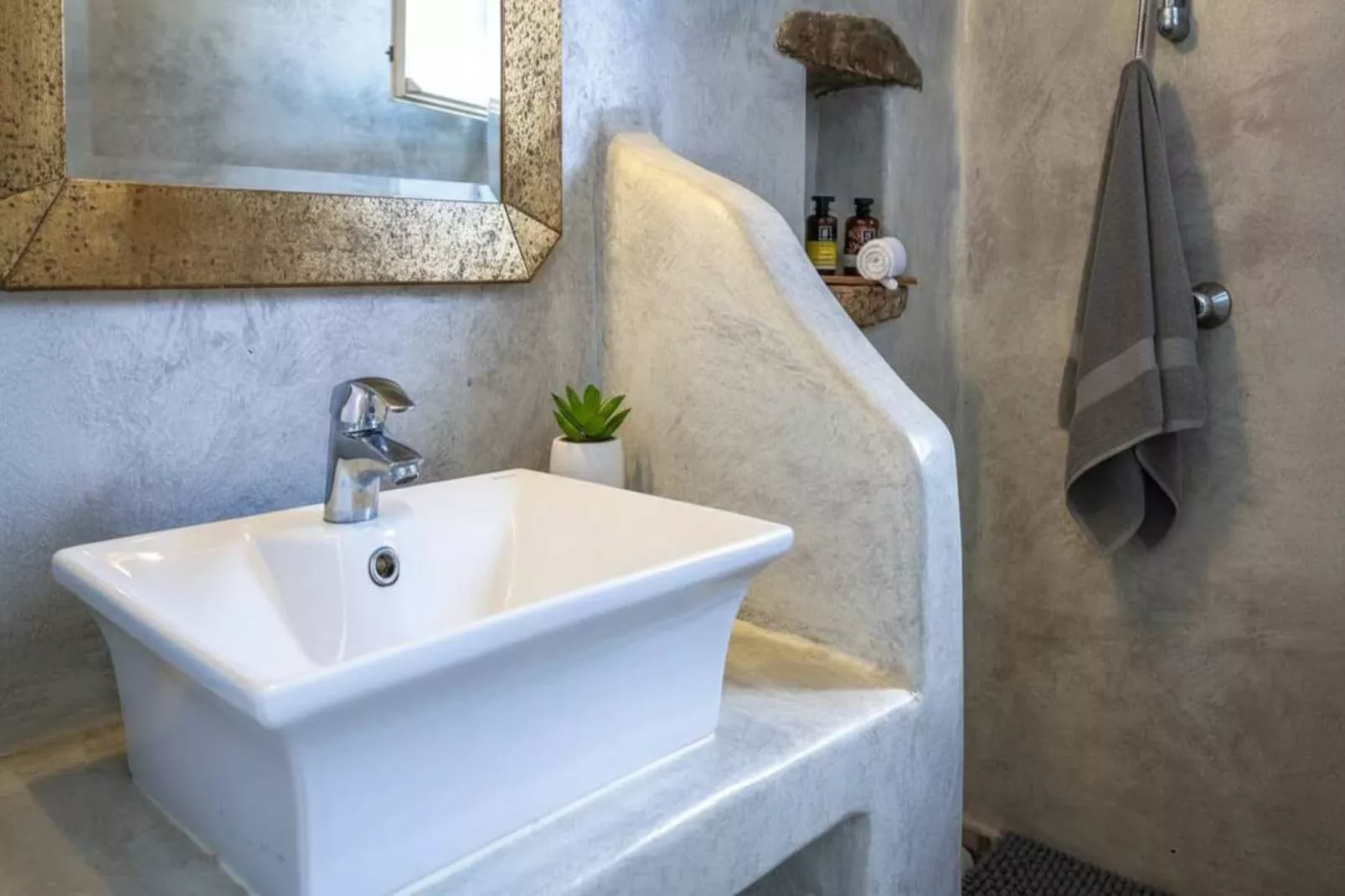 Prestigious Residence in Kalafatis w Private Pool - Badezimmer