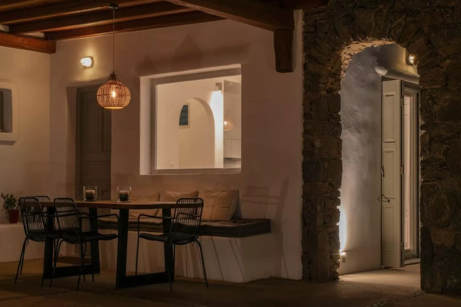 Prestigious Residence in Kalafatis w Private Pool - Terrasse/Balkon