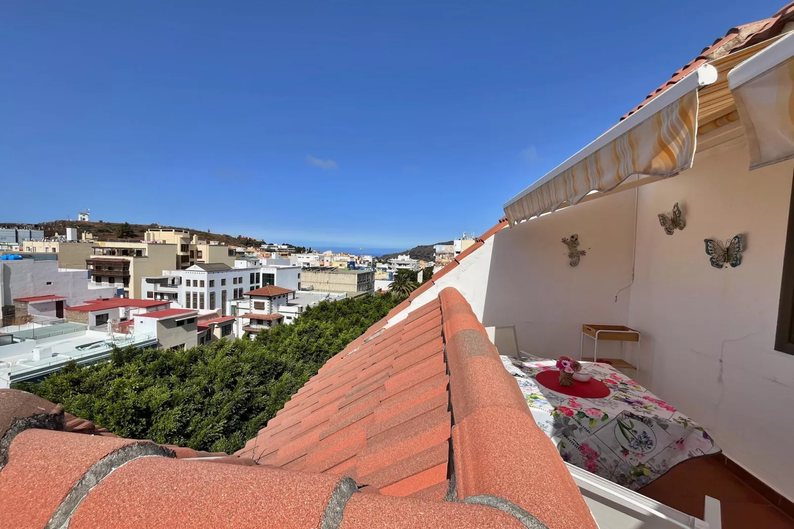 Apartment Atico La Plaza - View in summer