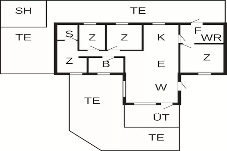 9 person holiday home in Hadsund - Floor plan
